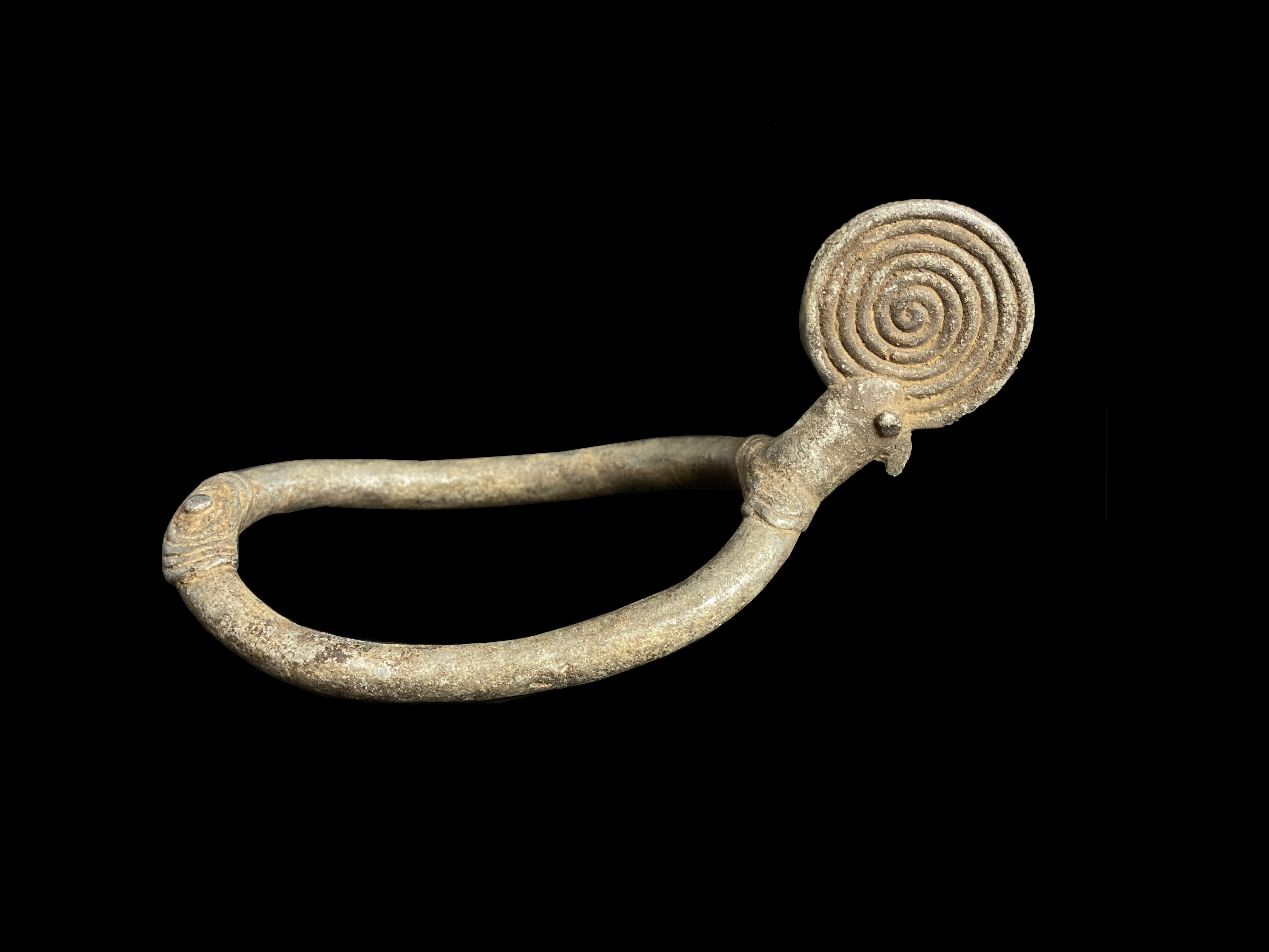 Aluminum Anklet or Chevilliere (a) - Bwa People,Burkina Faso