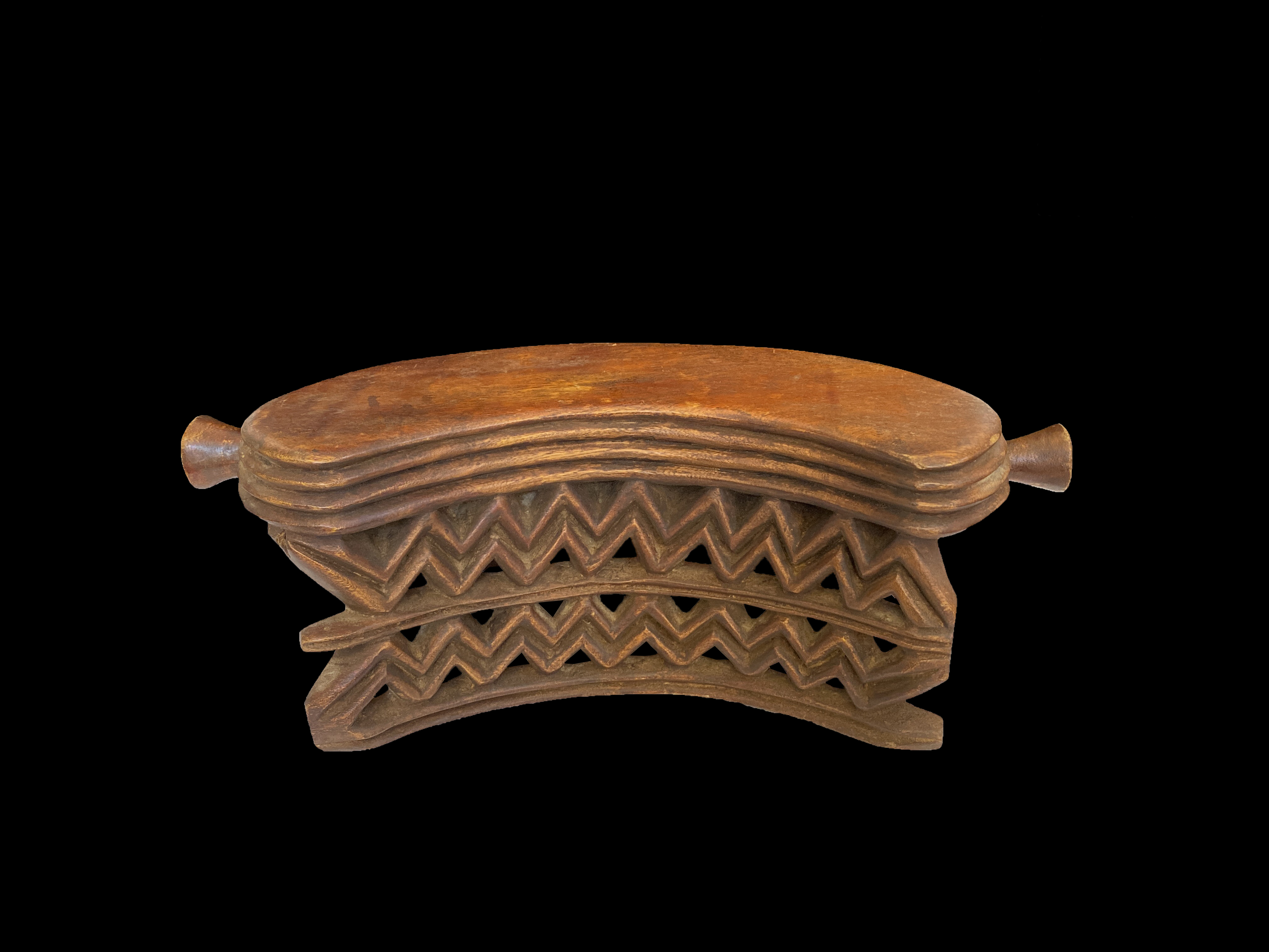 Wooden Stool/Headrest - Dinka People, South Sudan 