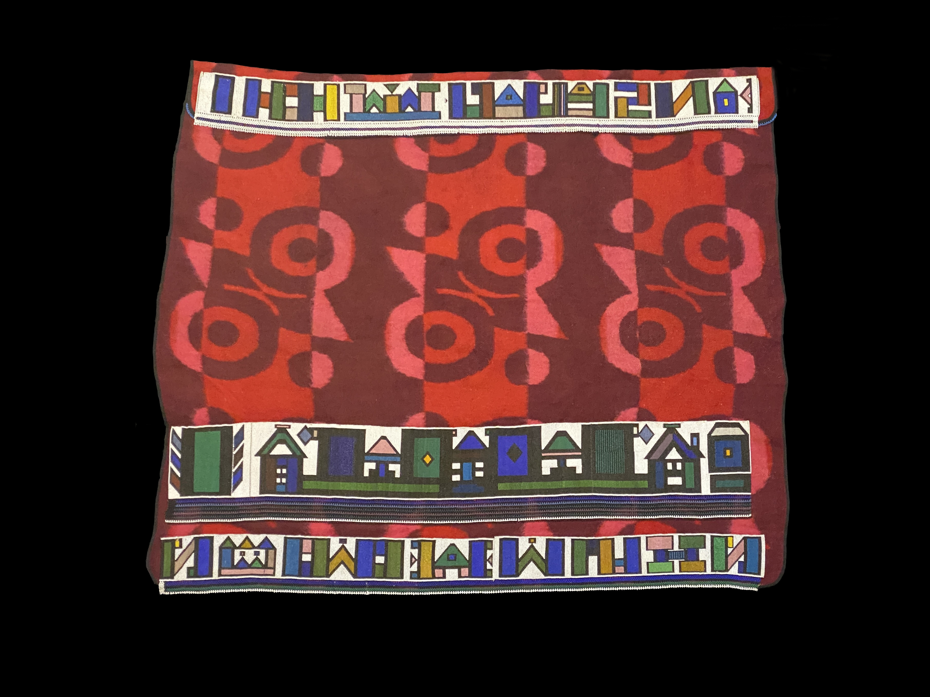 'Nguba' Marriage Blanket Cape - Ndebele People, South Africa (#3425)