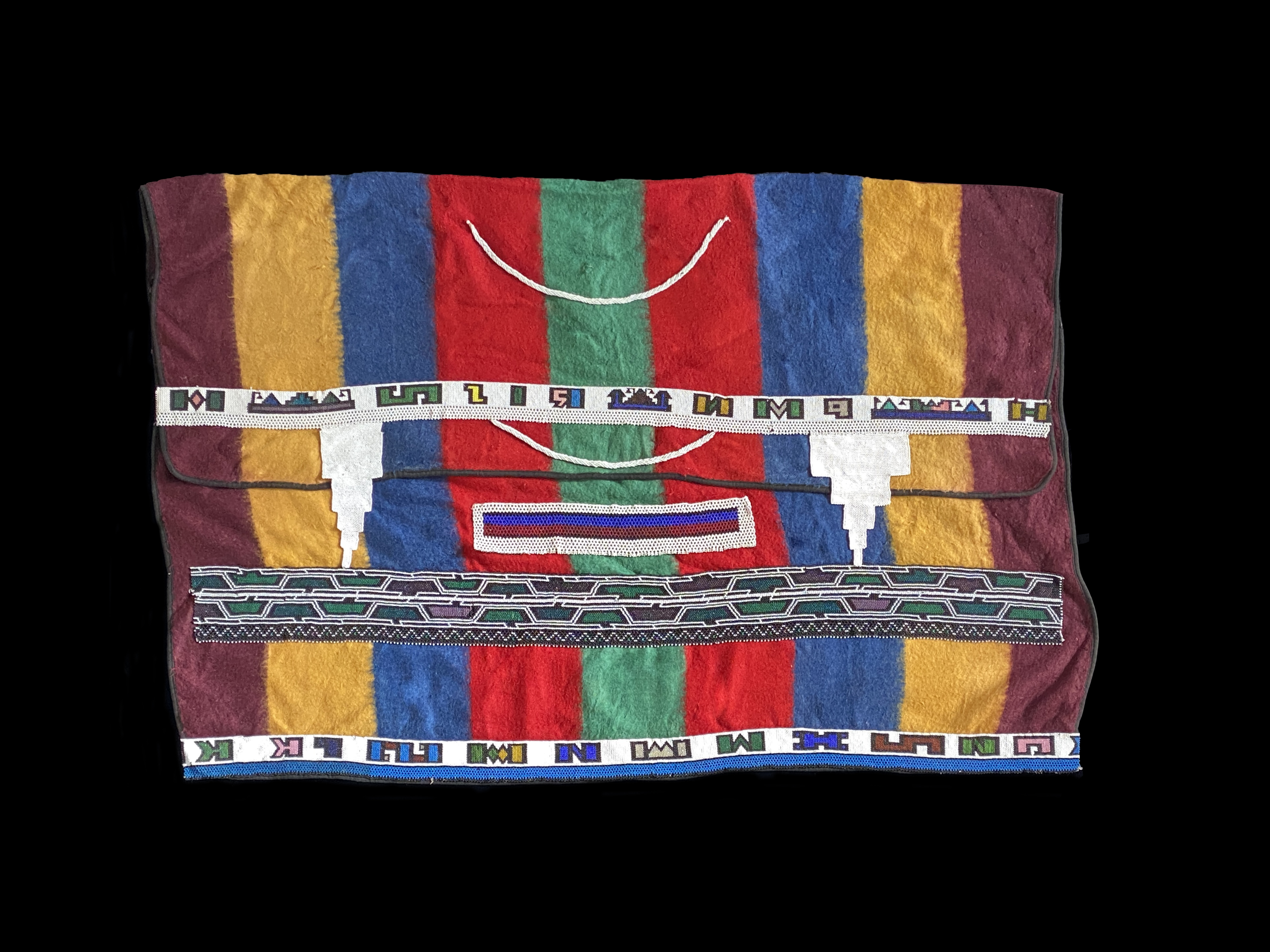 'Nguba' Marriage Blanket Cape- Ndebele People, South Africa  - 3429