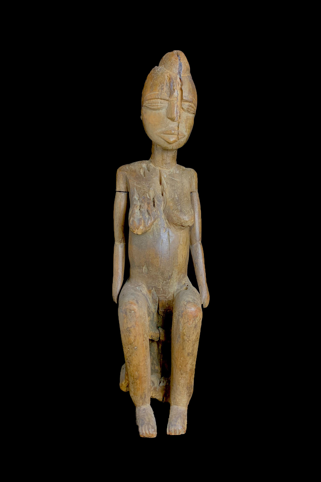 Seated Female Figure -  Lobi People, Burkina Faso