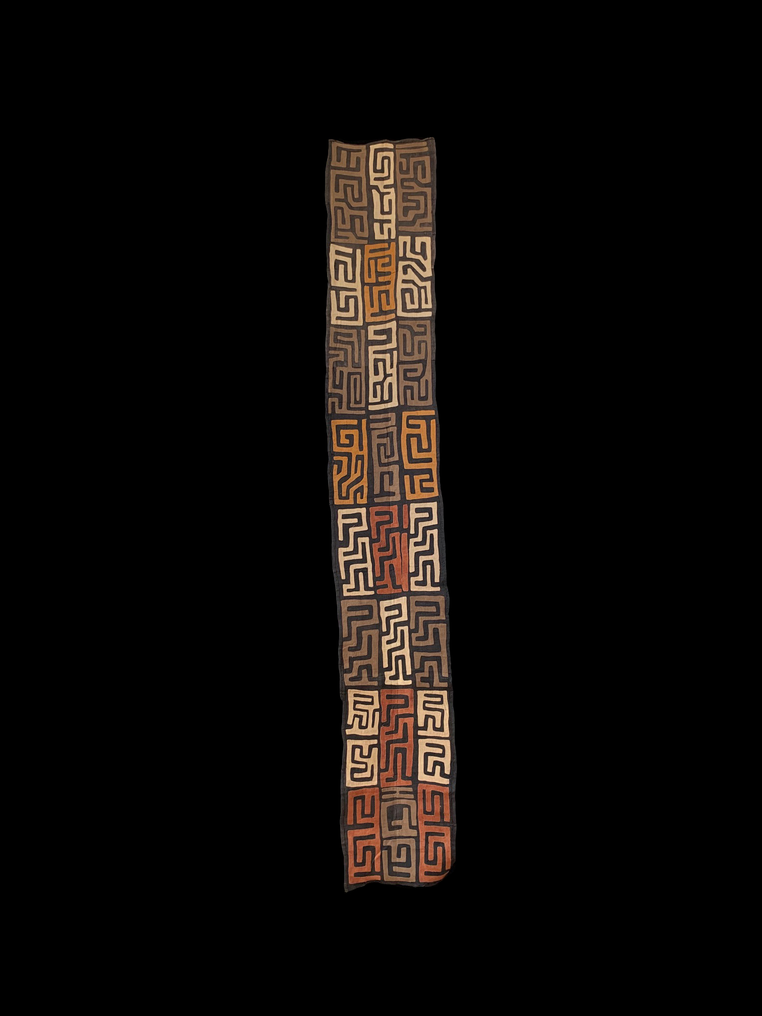 Kuba Raffia Cloth Skirt - Kuba People, D.R. Congo (#3)