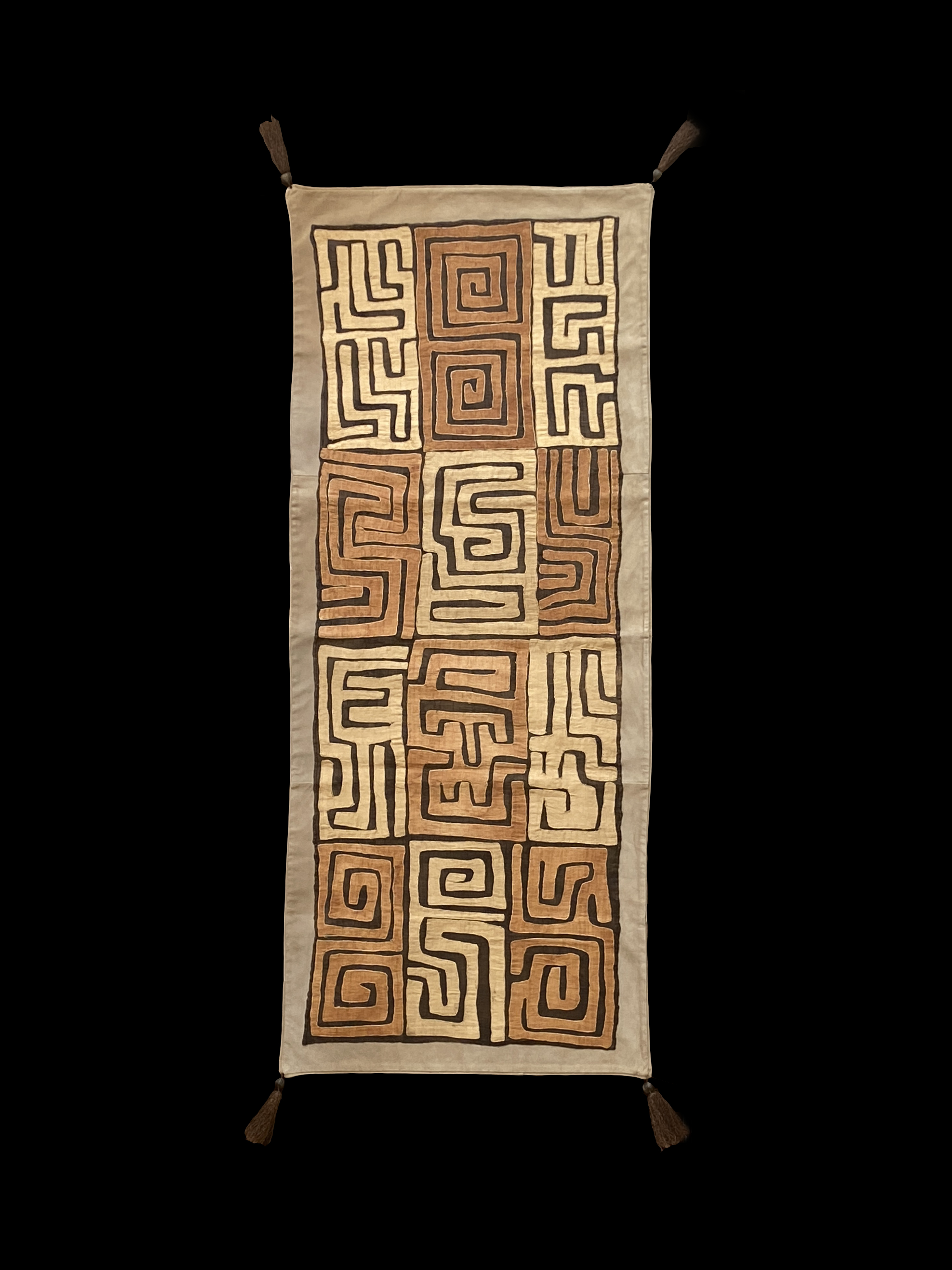 Throw or wall hanging Kuba textile