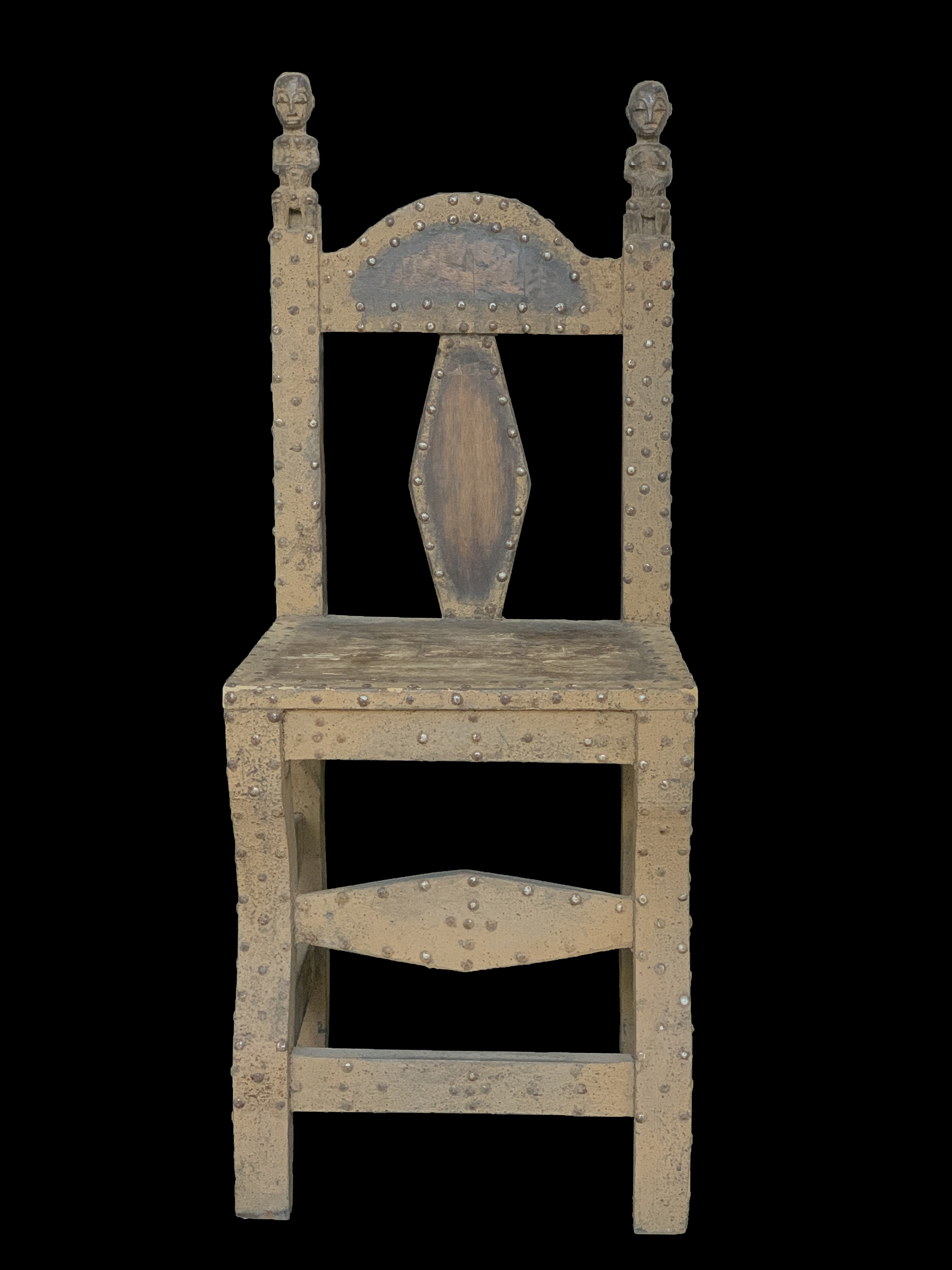 Wooden Chair - Baule People, Ivory Coast