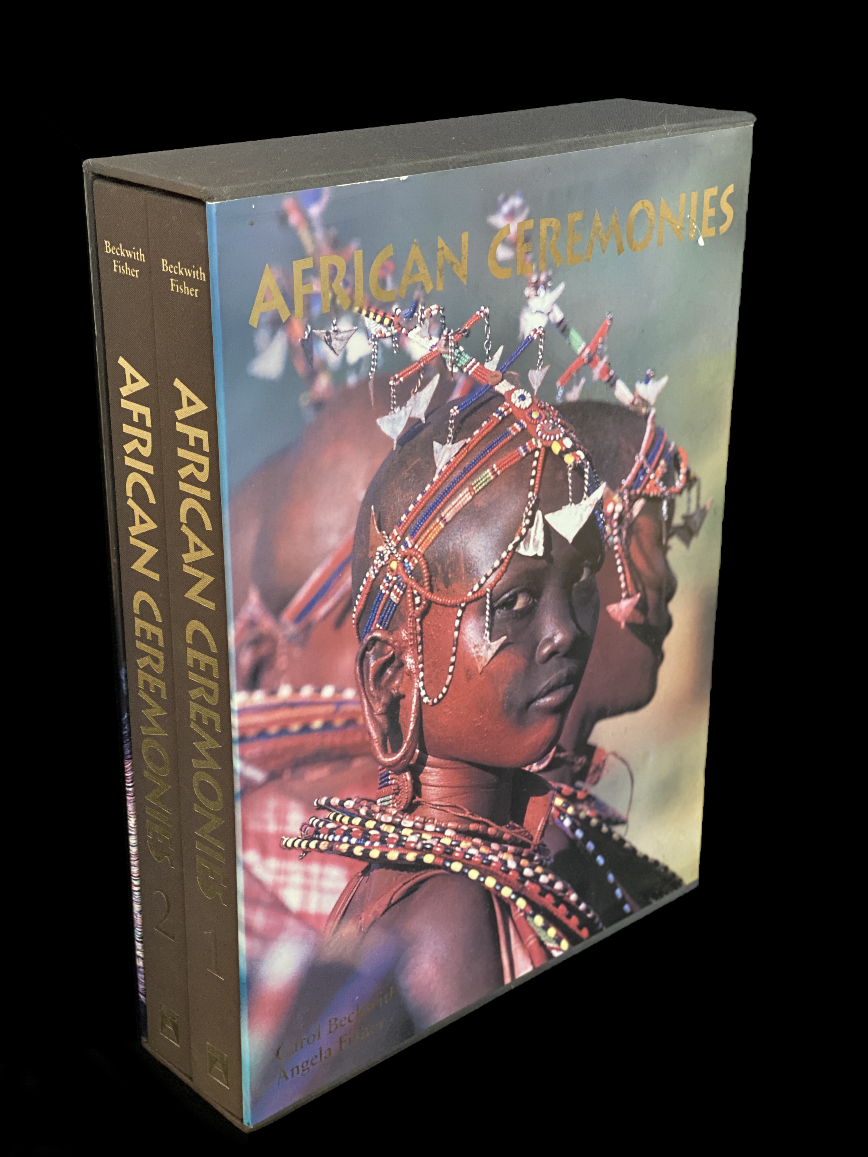 African Ceremonies. Two volumes boxed Hardcover by Carol and