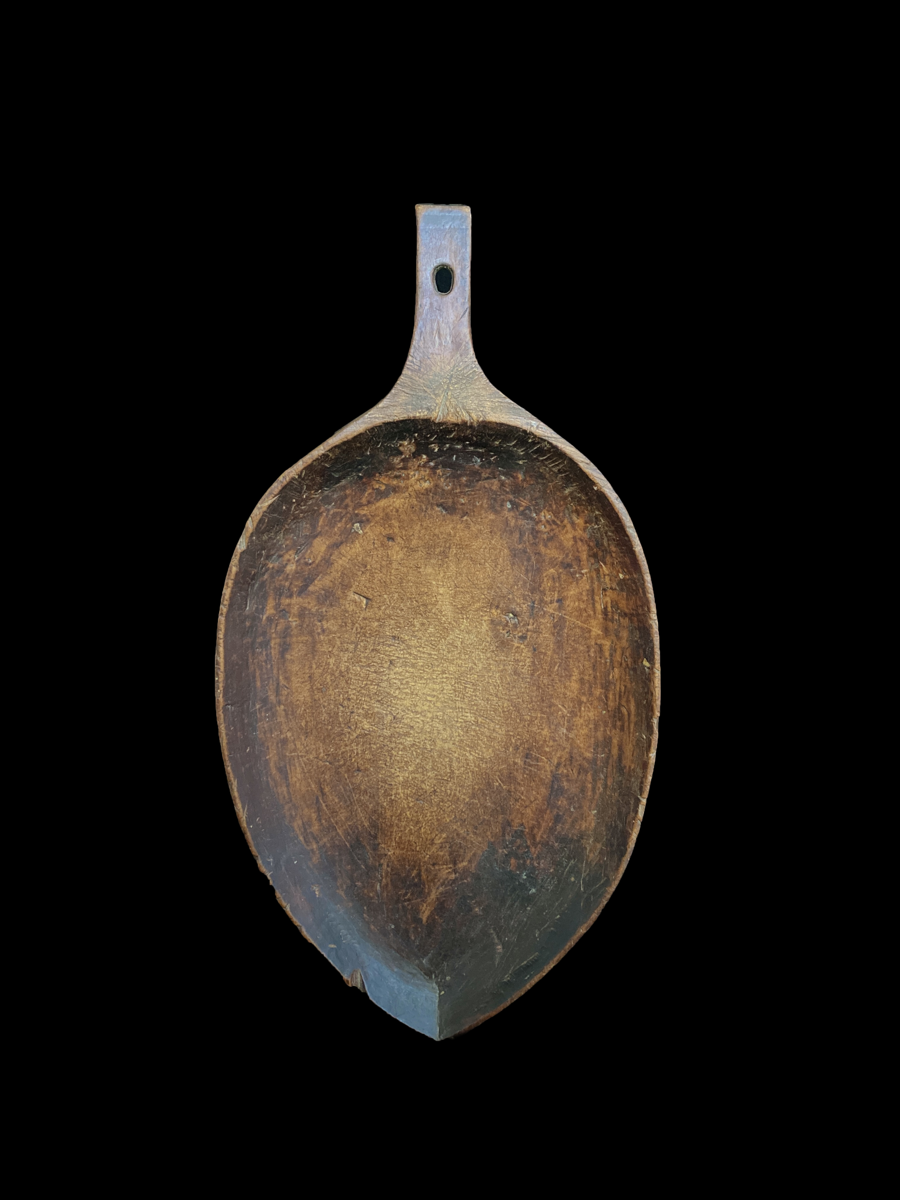 Large Wooden Leaf Shaped Food Tray - Naga People, N.E. India