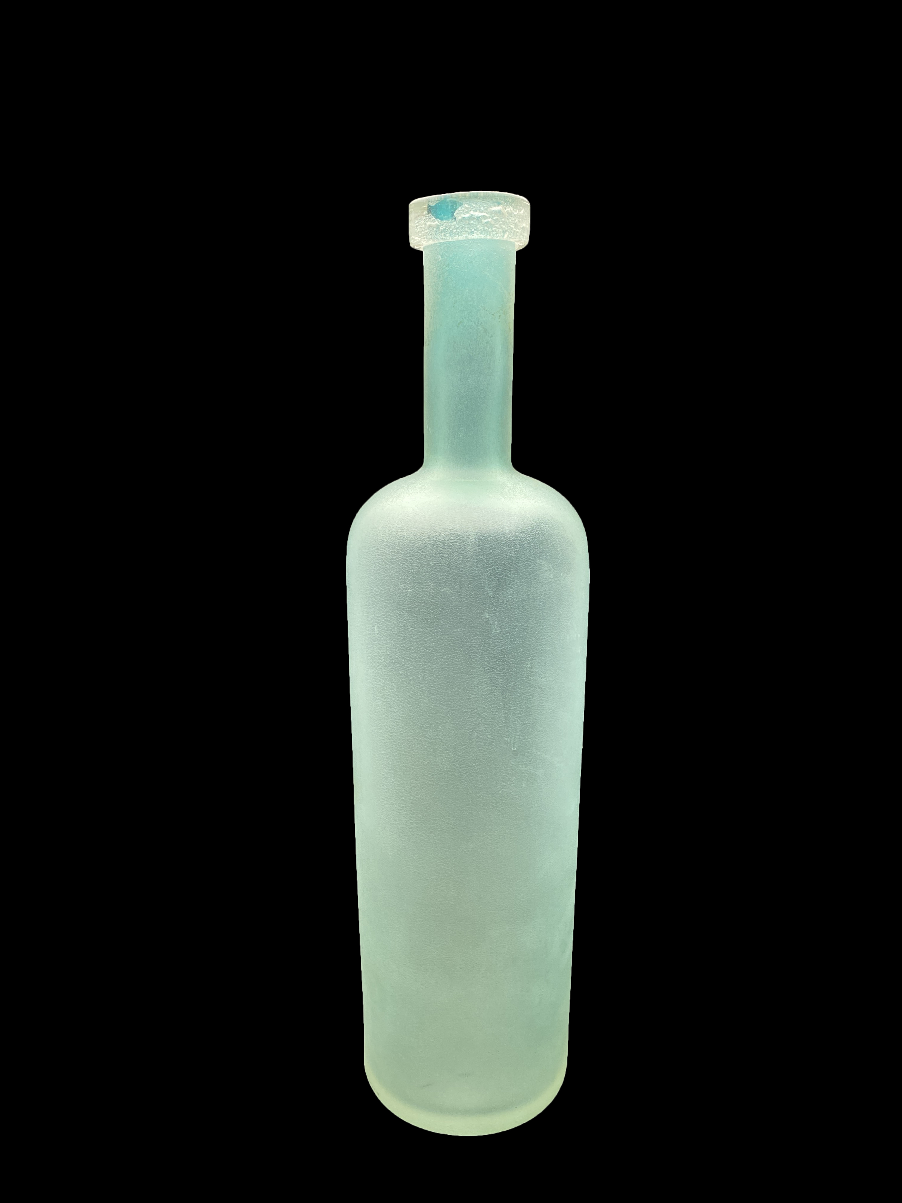 Large Antique Looking Glass Bottle Vase