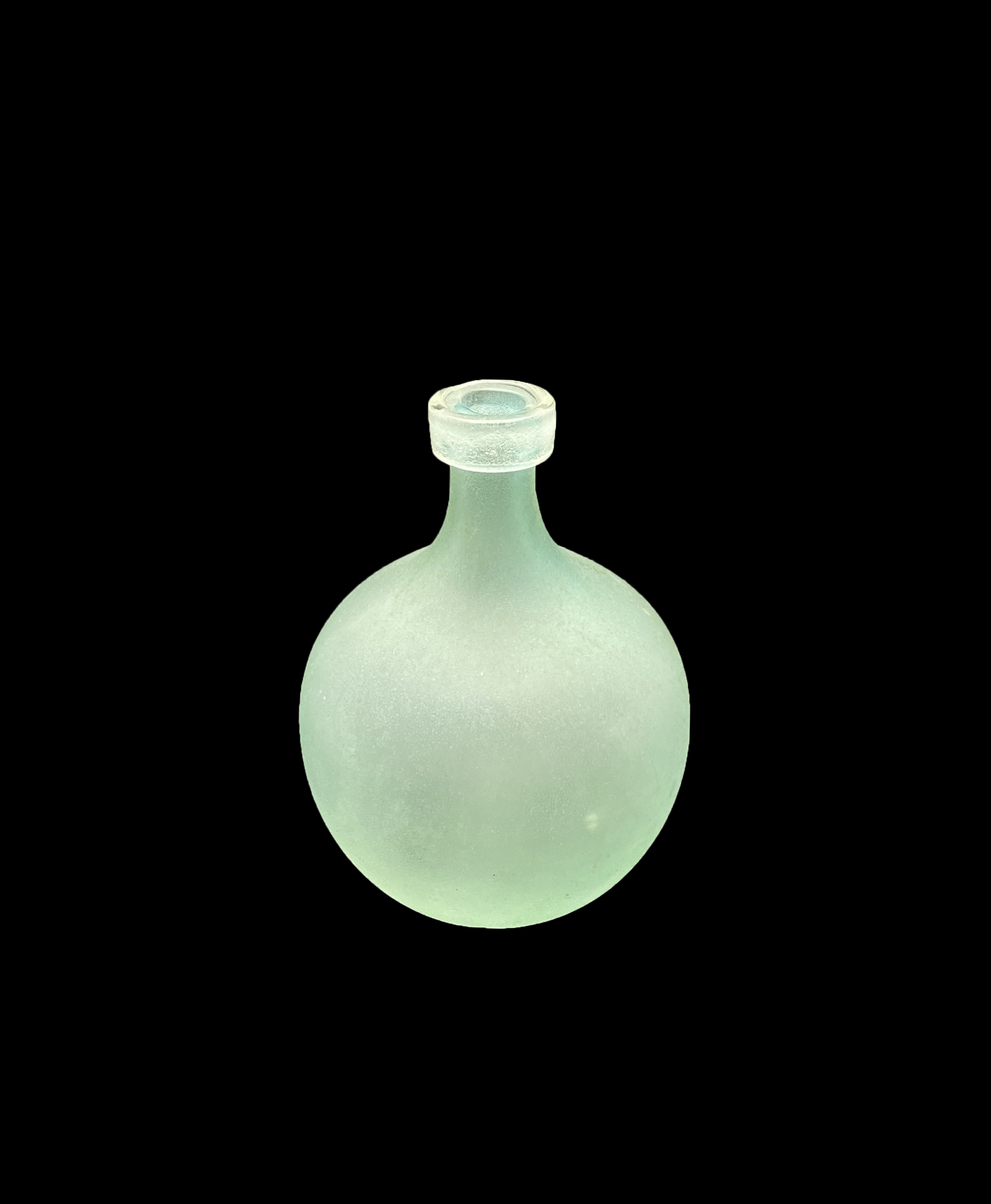 Antique Looking Glass Jar Vase
