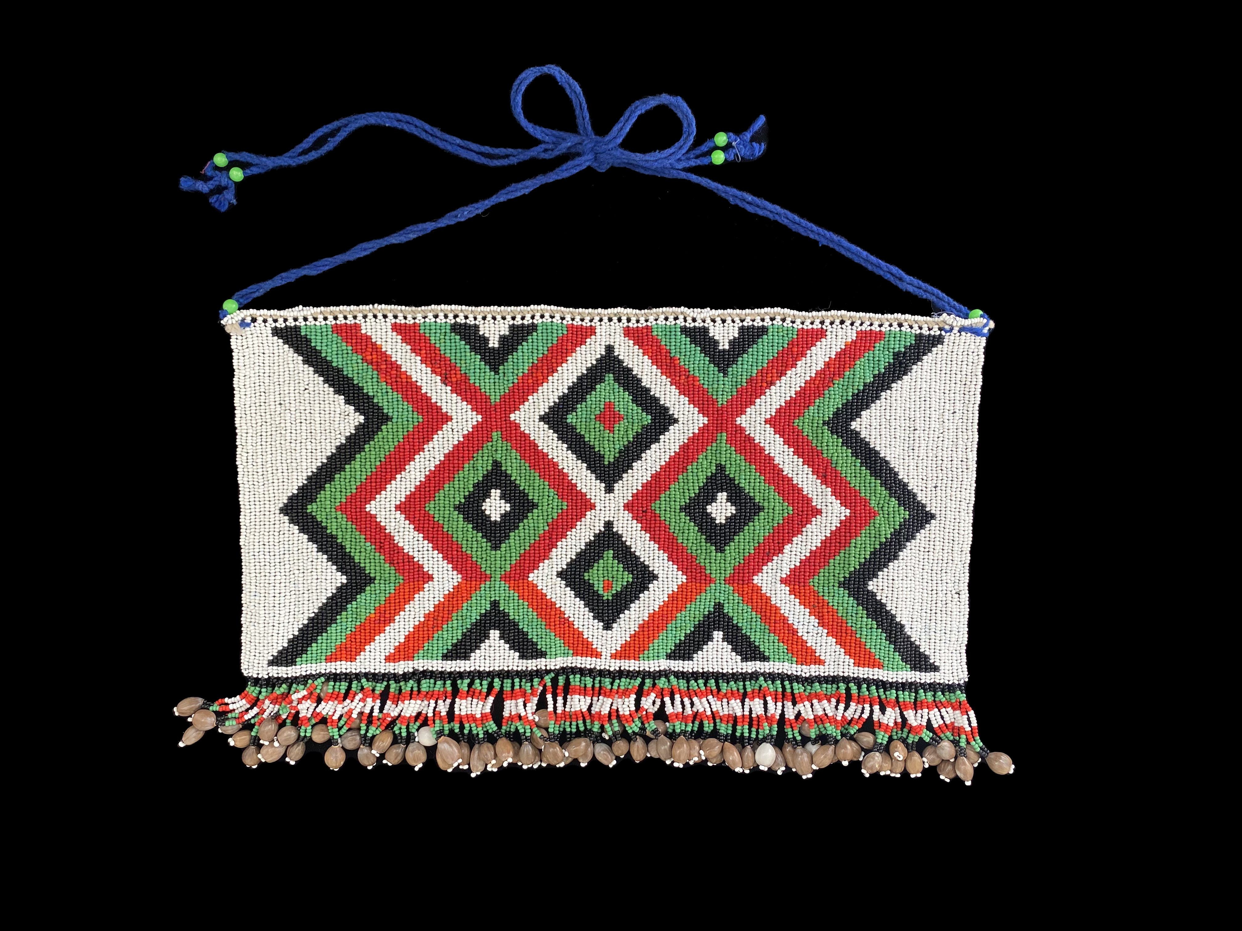 Beaded Panel (Ubheshwana) - Zulu People, Nongoma Region, South Africa