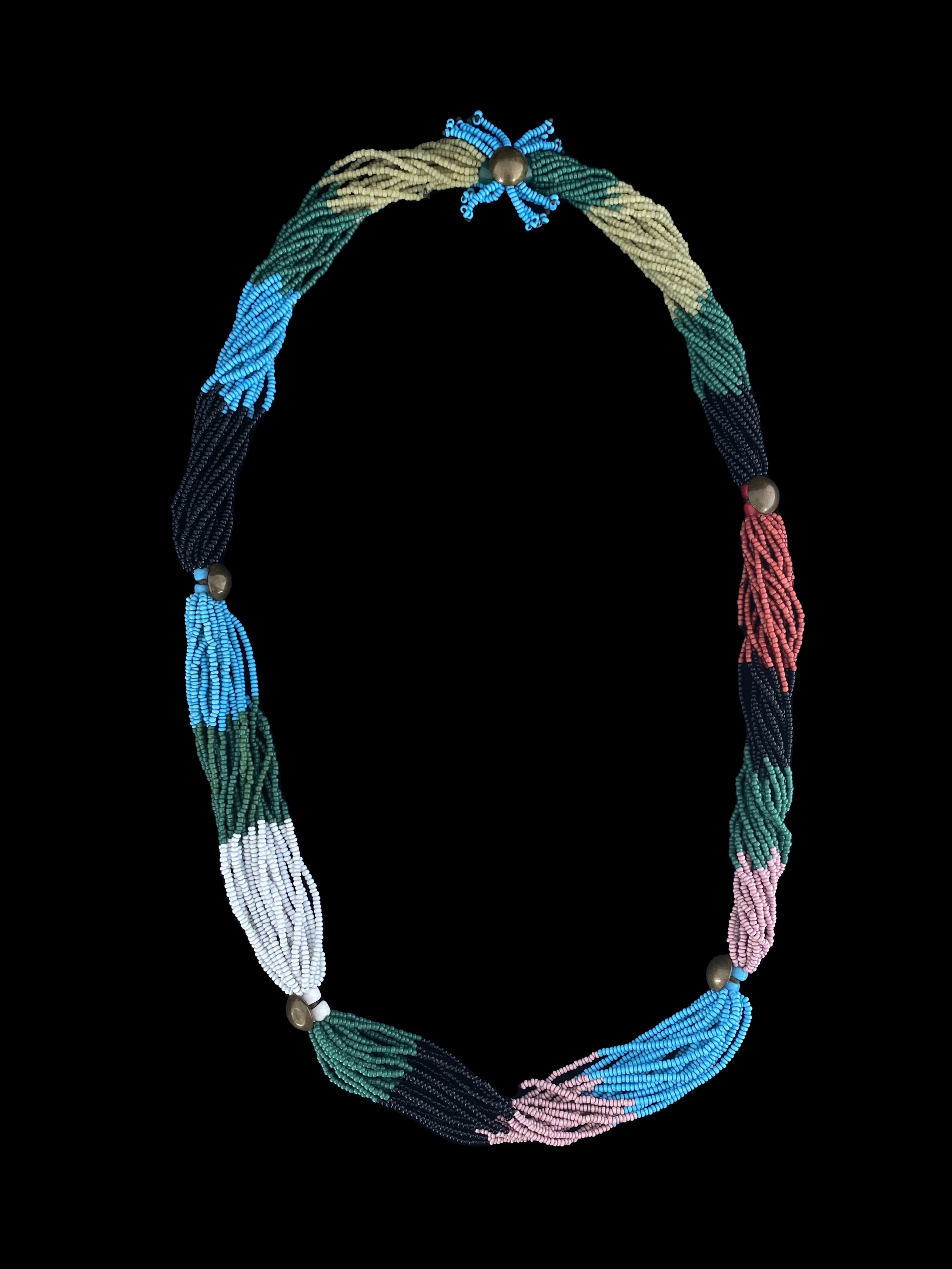 Beaded Necklace  - Zulu People, Msinga Area, South Africa (5518)