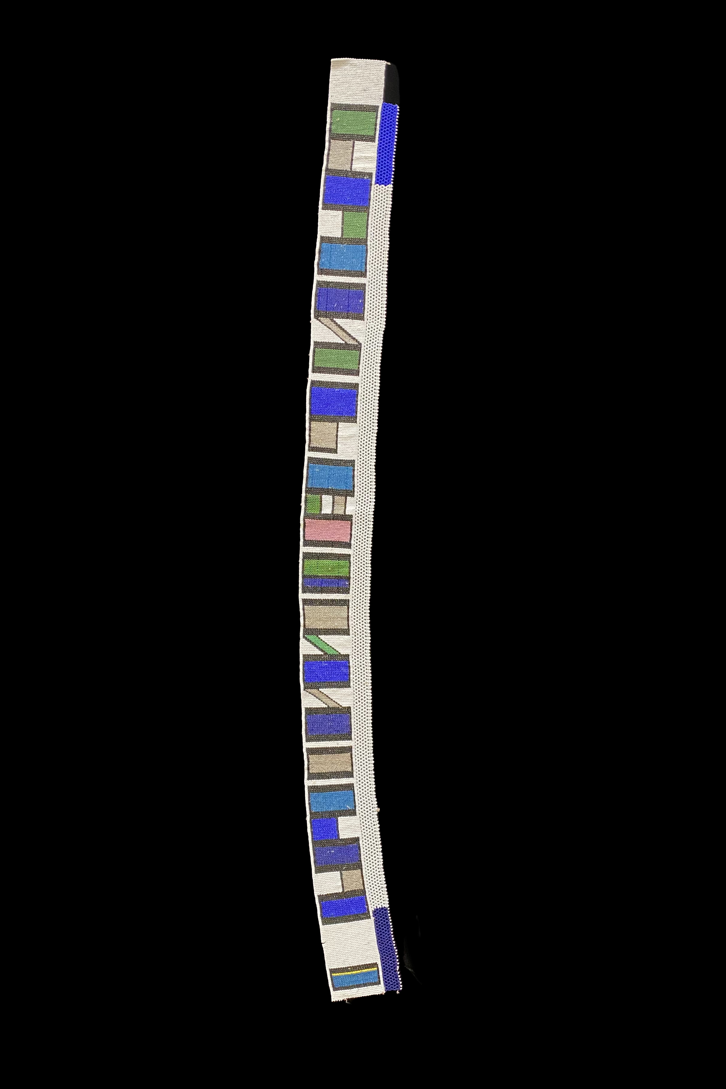 Beaded Blanket Panel (NGURARA)- Ndebele People, South Africa (#1430)