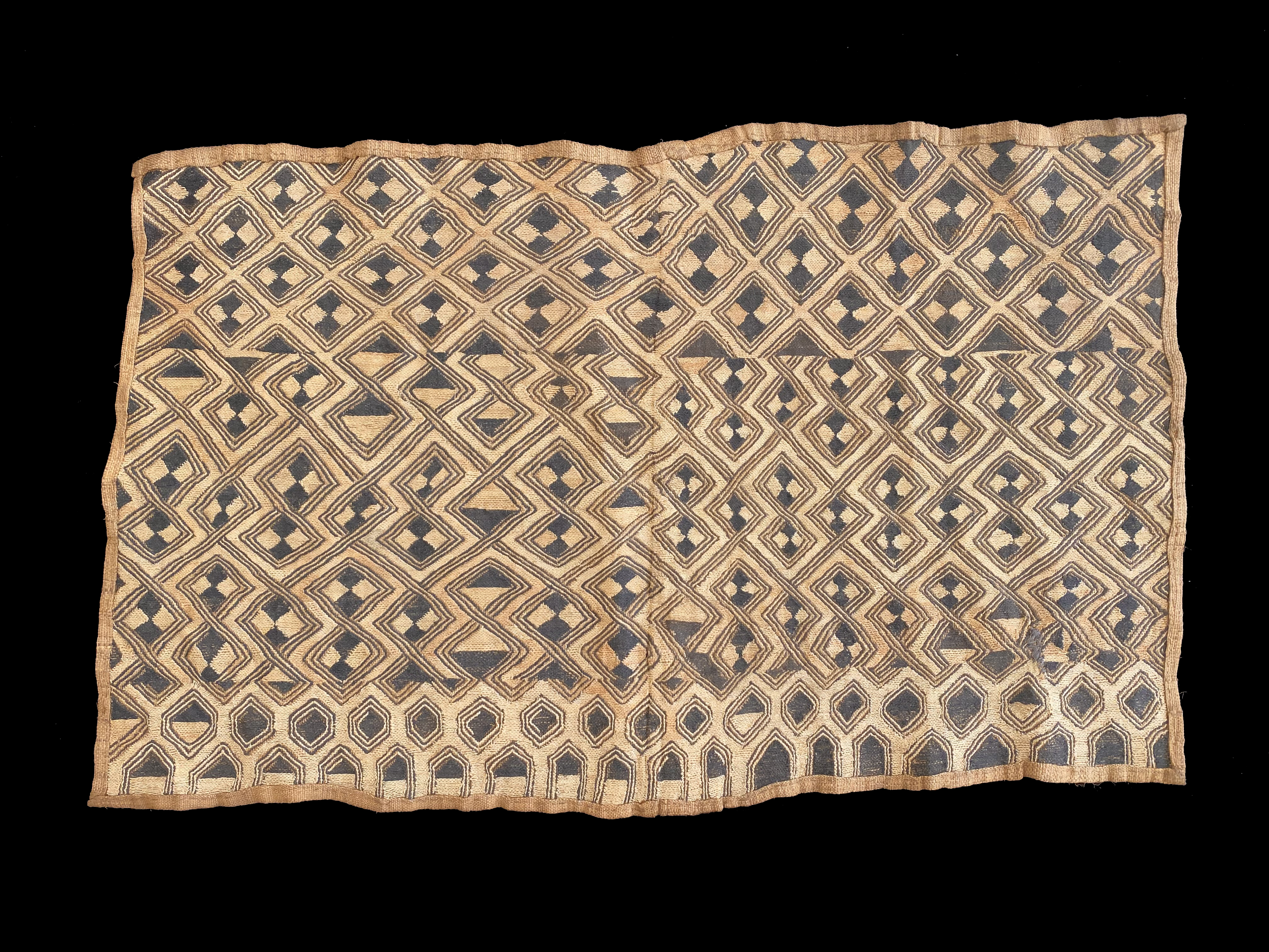Long Kuba Cloth (#177) - D.R. Congo