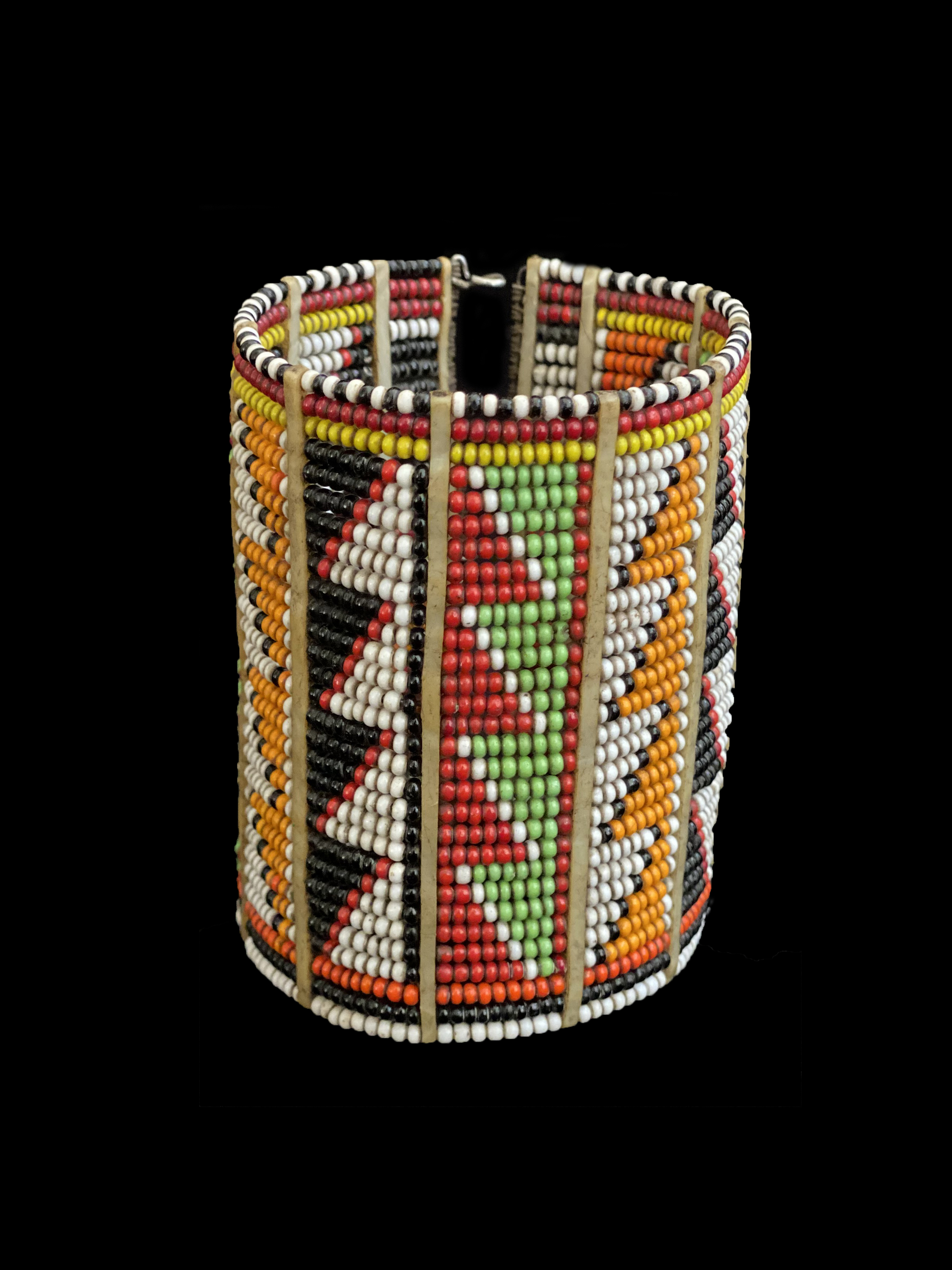 Beaded Cuff Bracelet - Maasai People, Kenya/Tanzania east Africa