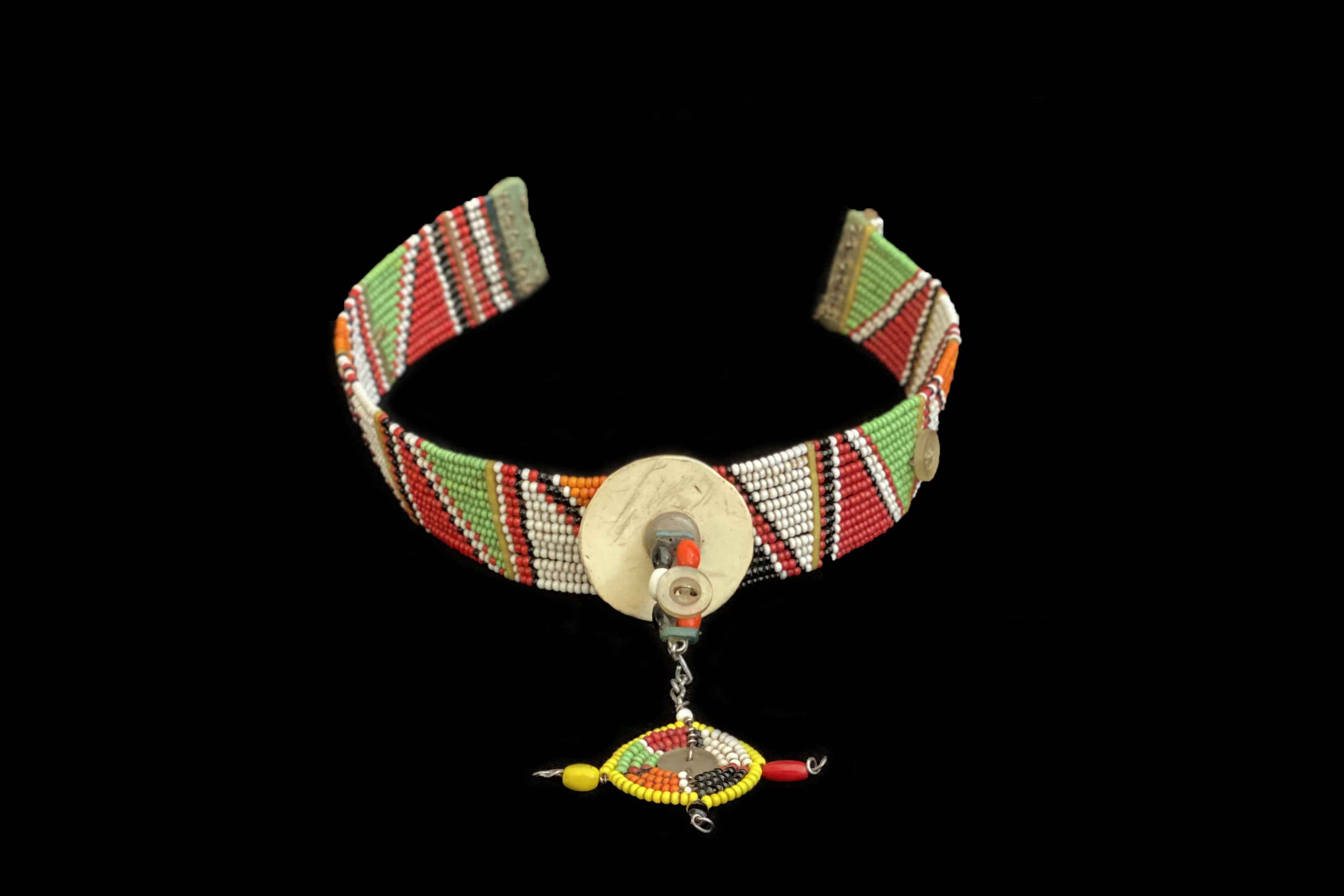 Traditional Beaded Choker - Maasai People, east Africa