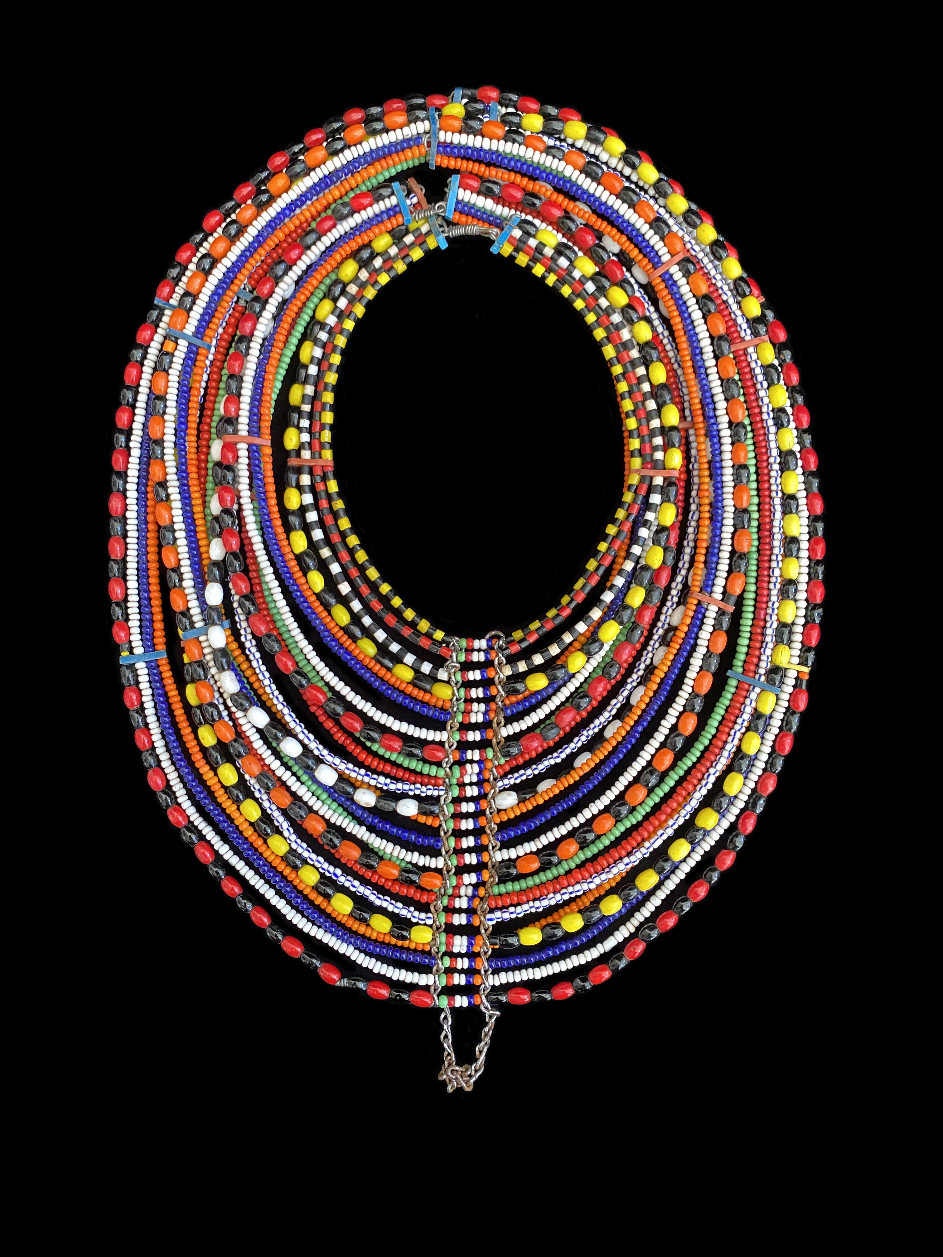 Maasai Multi Layered Necklace/Collar - Maasai People, Kenya/Tanzania east Africa