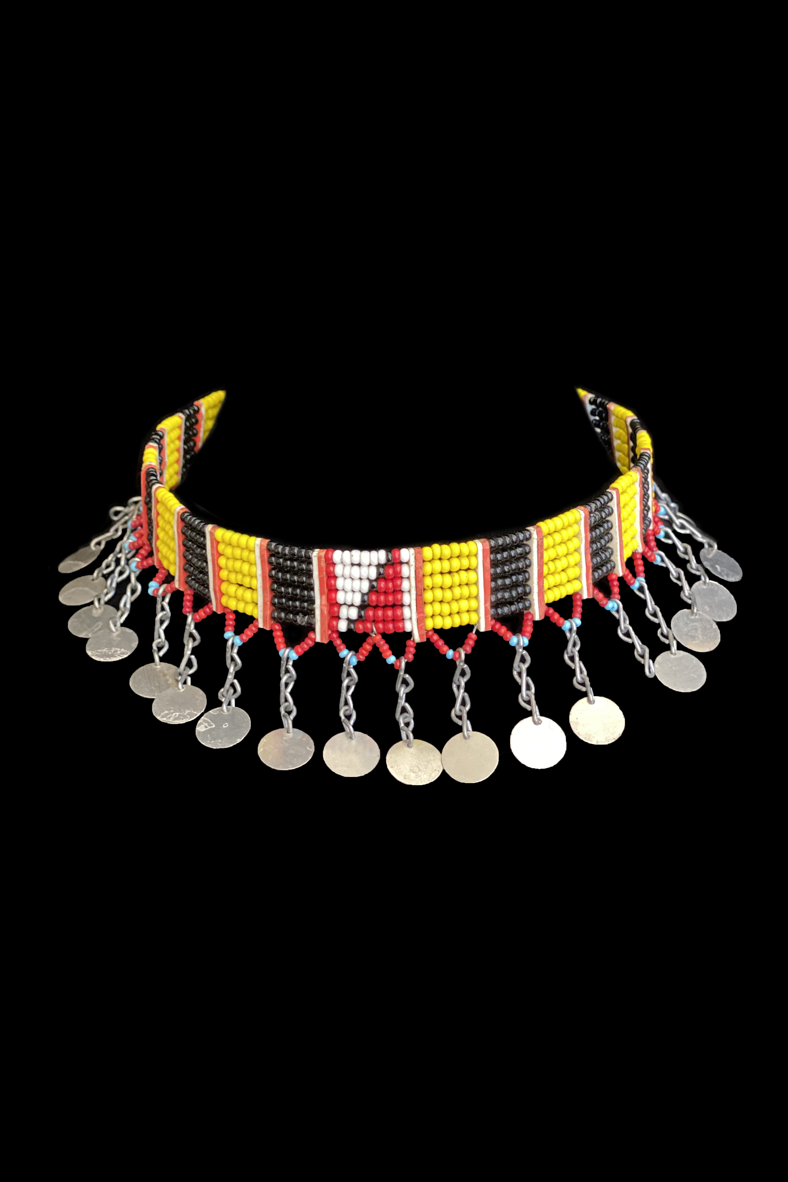 Traditional Beaded Choker - Maasai People, Kenya and Tanzania