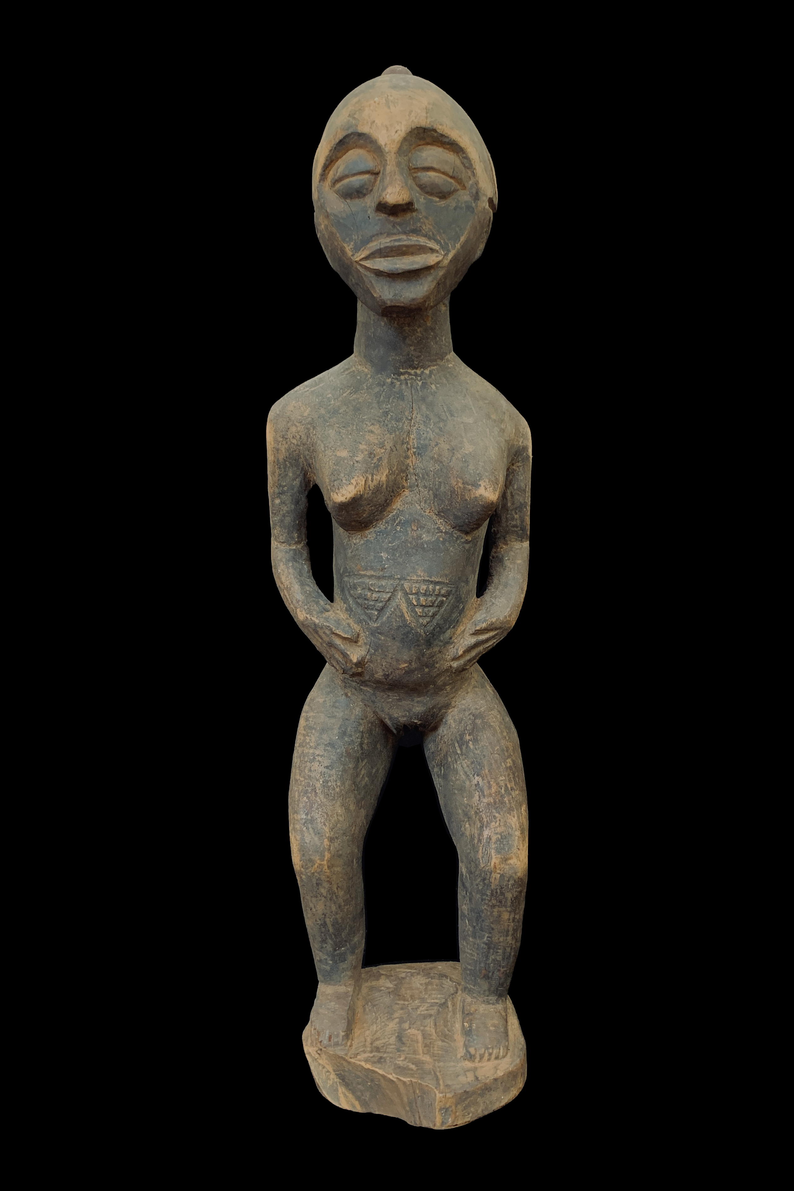 Wooden African Sculpture (#5)