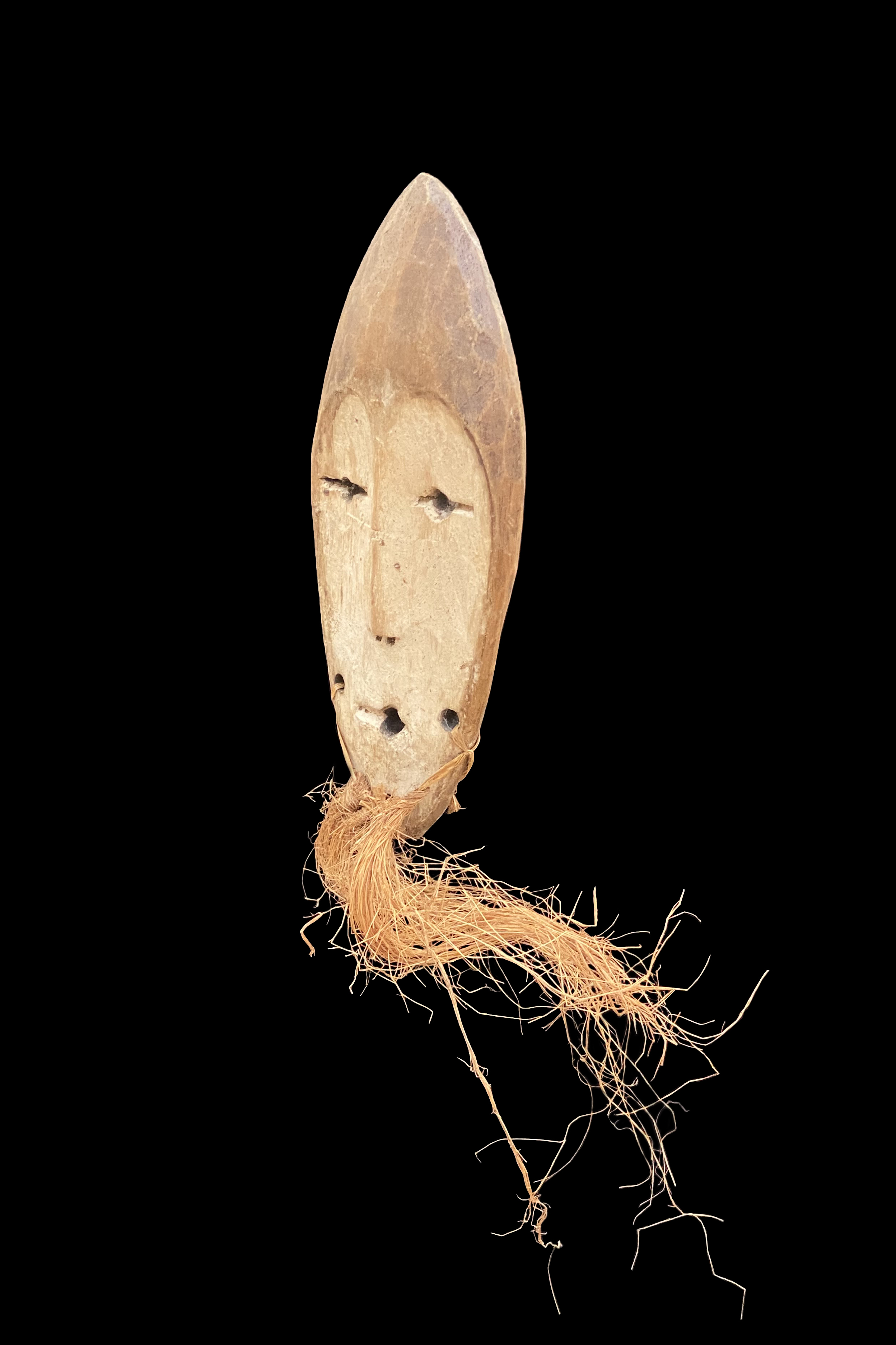 Sold at auction Three African Carved Wood Passport Masks
