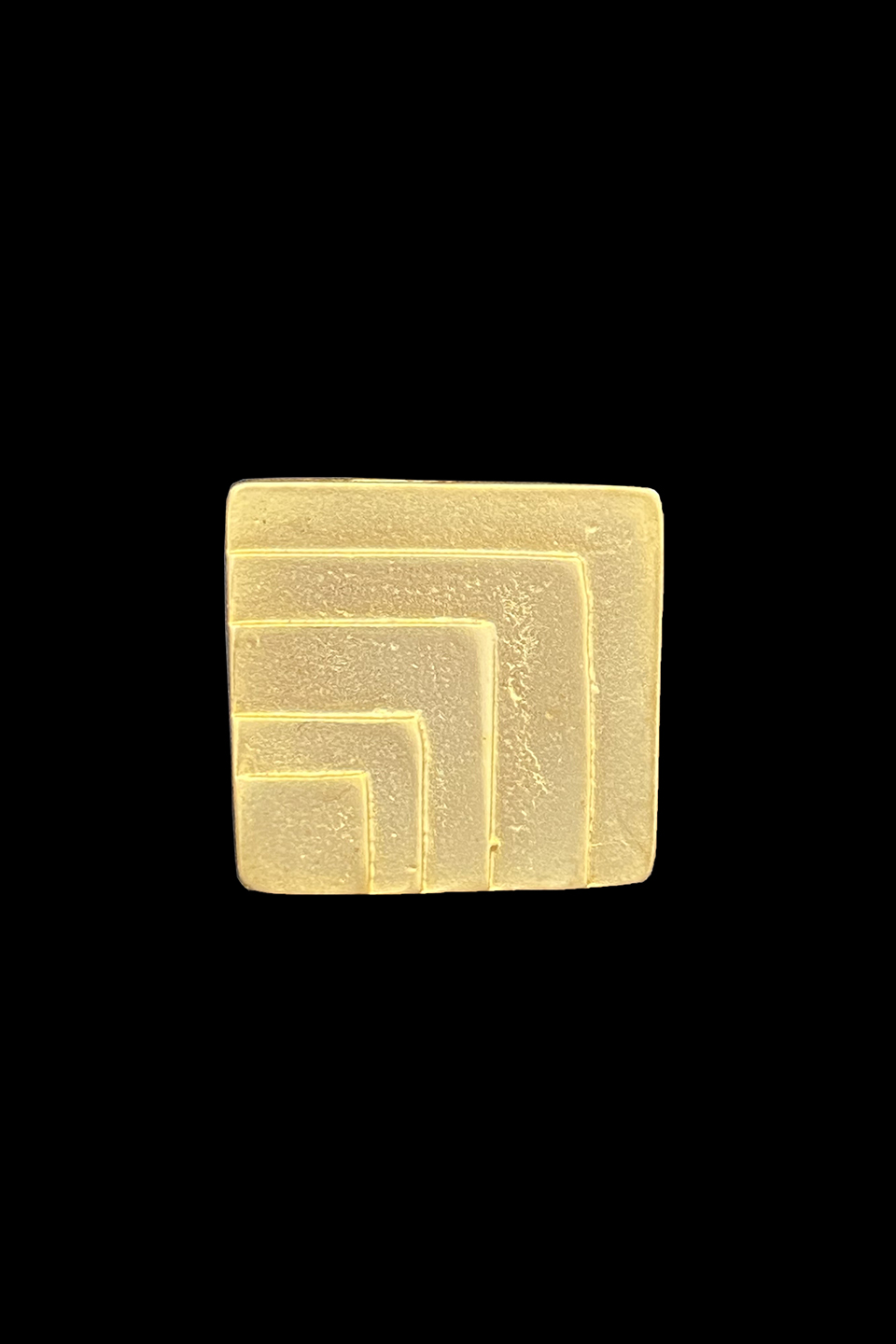 Gold Colored Square Ring
