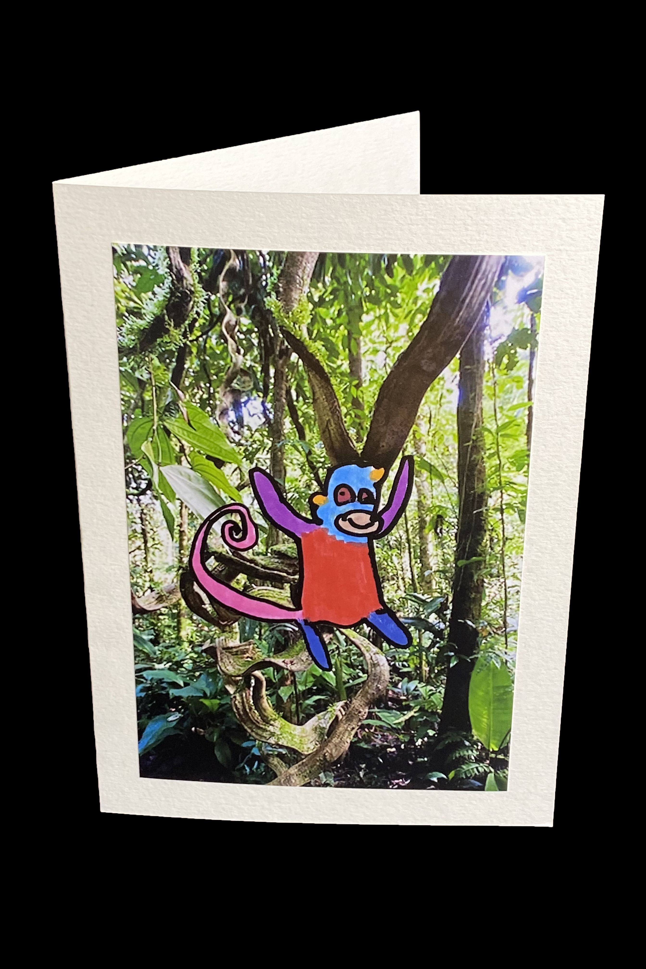 Monkey in the Wild Card by Amy