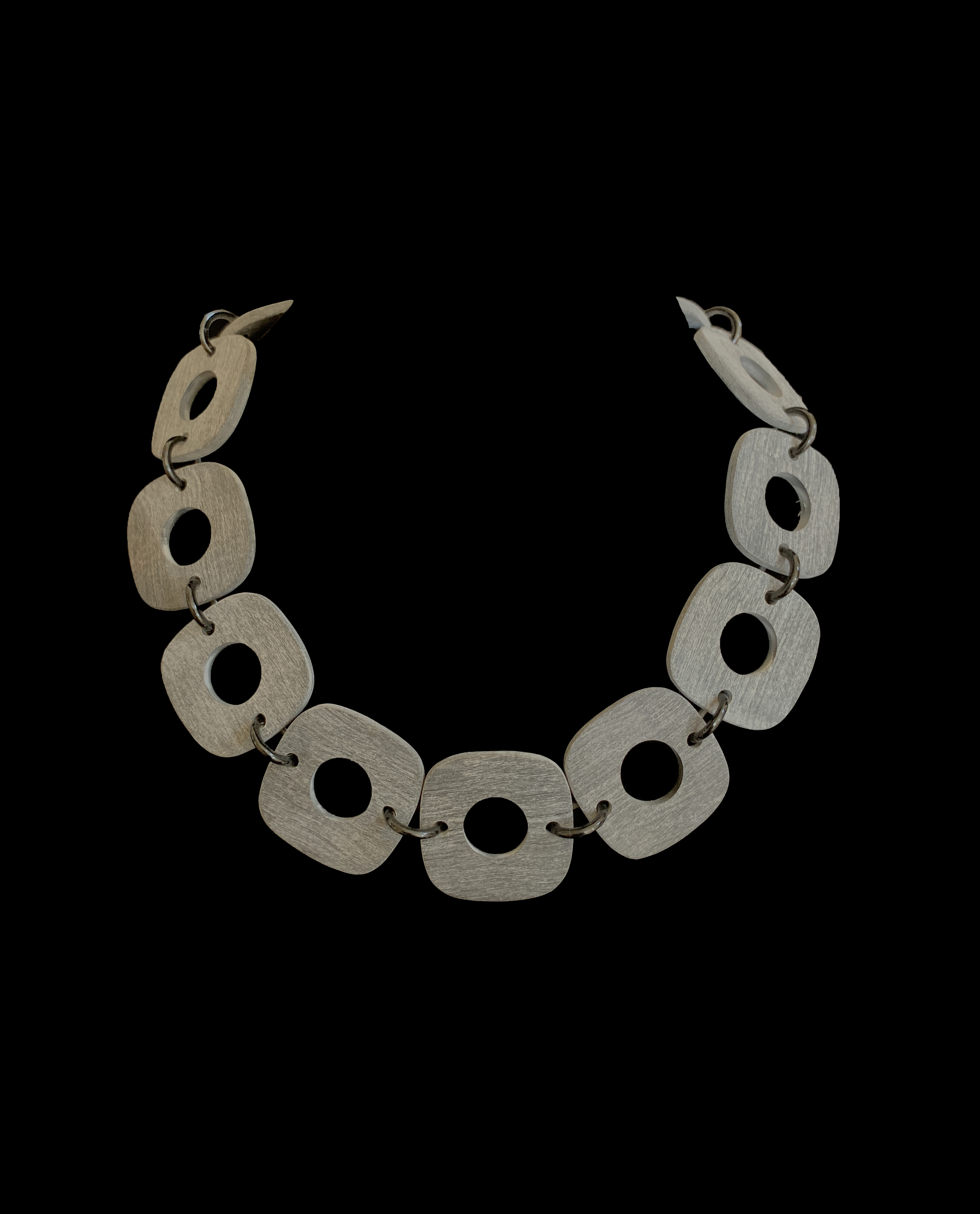 Matte Black Buffalo Horn Necklace