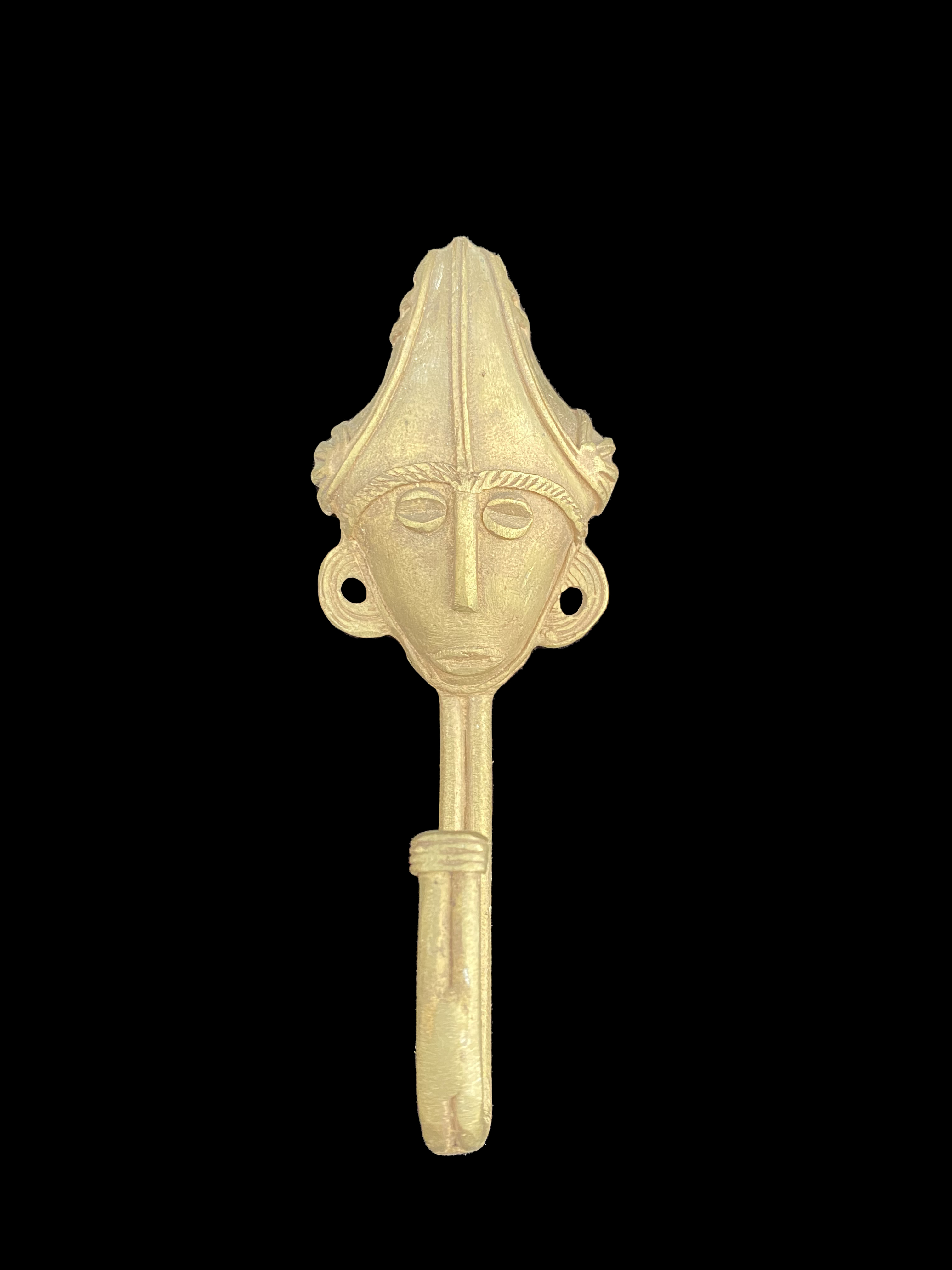 Brass Wall Hook - Ghana