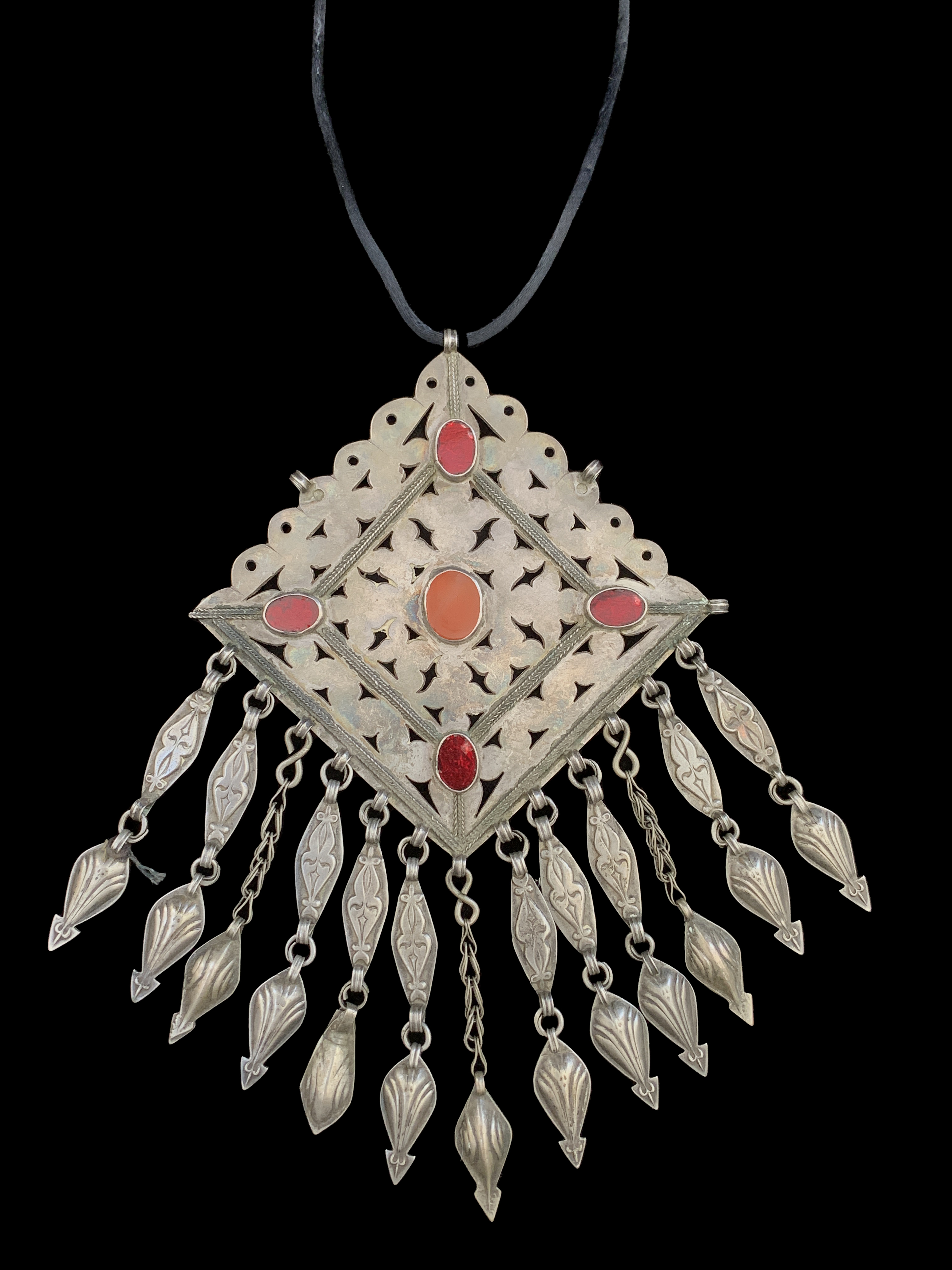 Necklace made from a Robe Fastener - Tekke people, Turkmenistan (Central Asia)