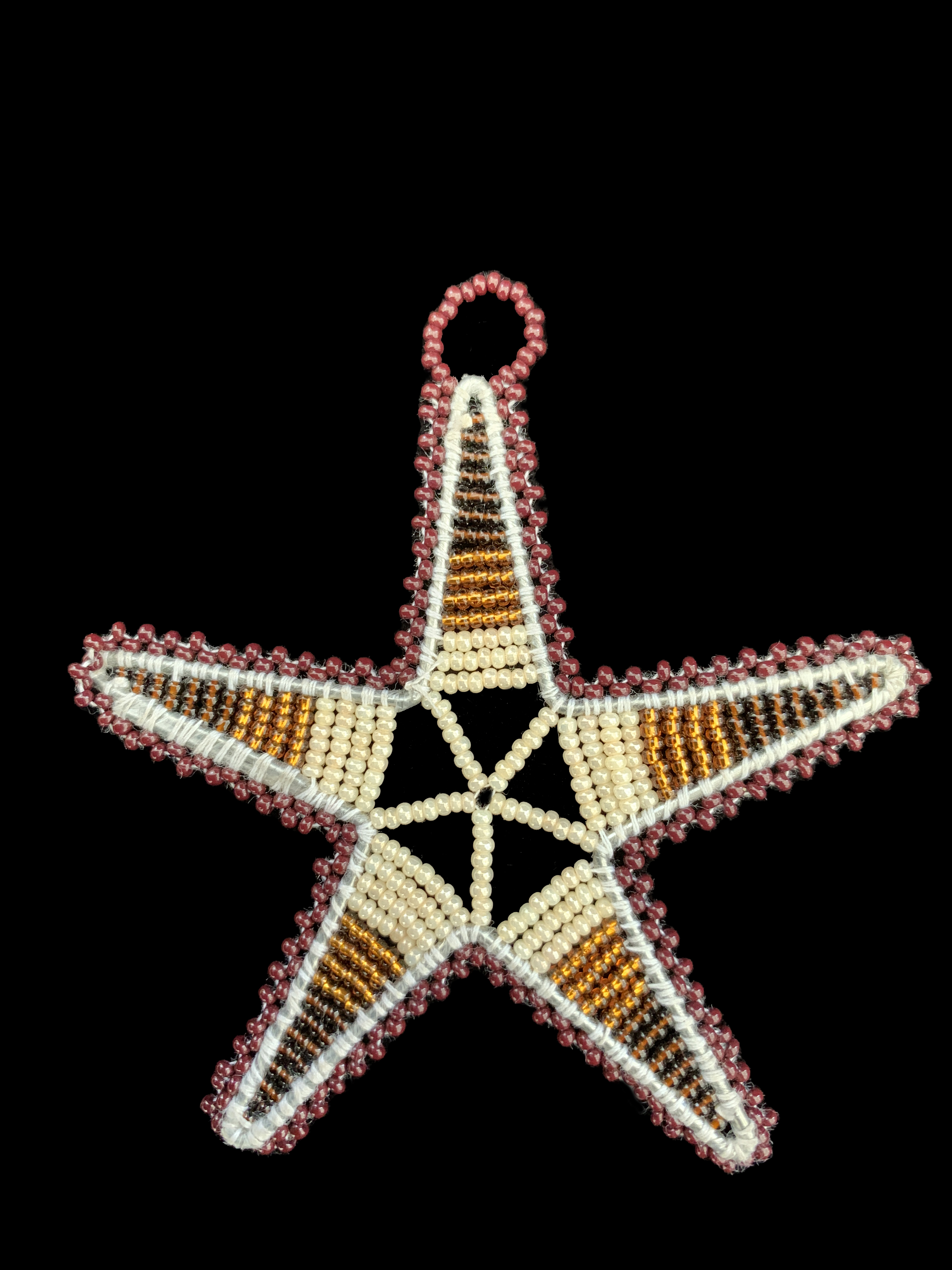 Beaded Star Ornament - South Africa