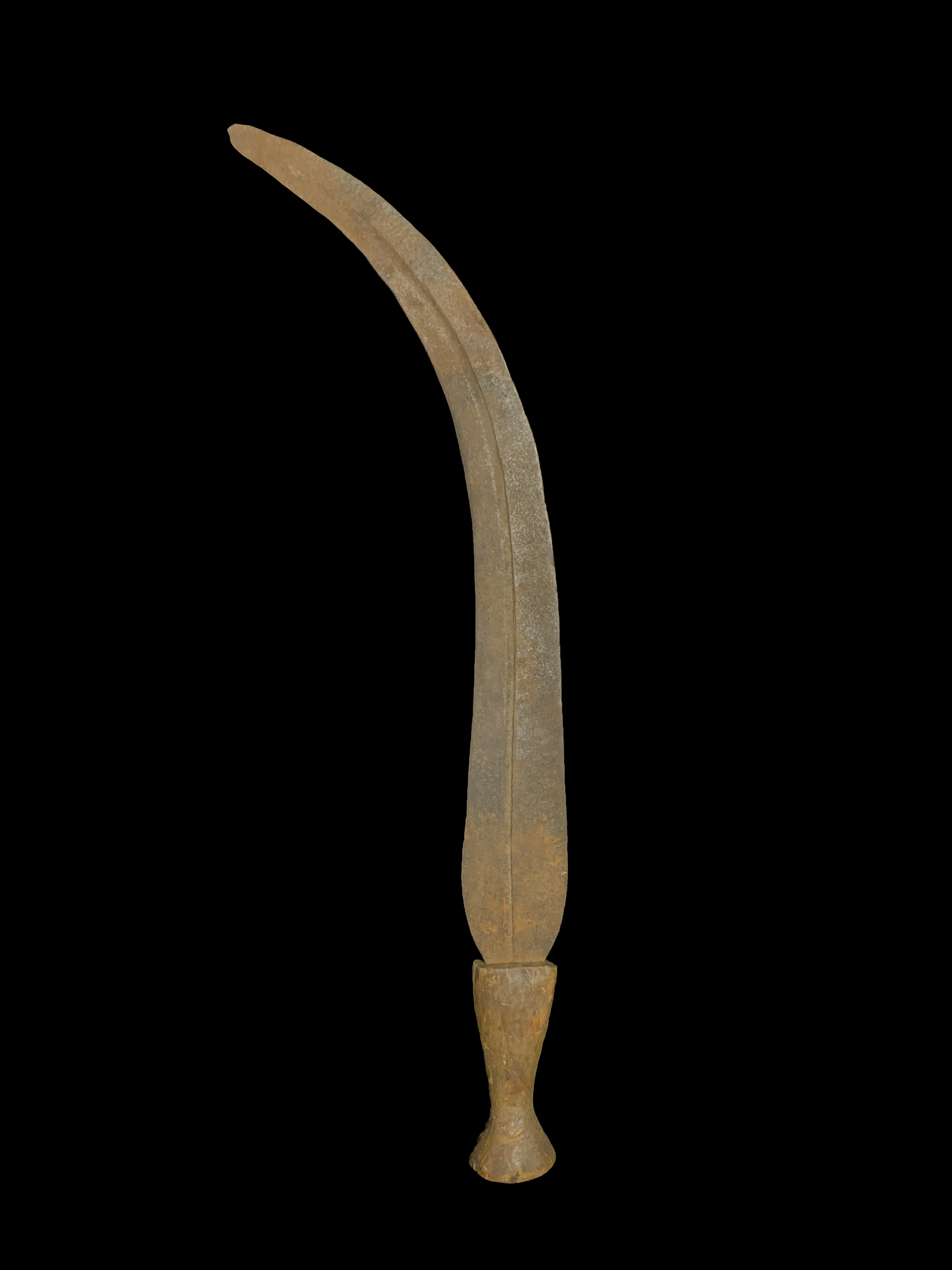 Wooden Handled Knife - Ngombe, Doko, Ngbandi People, northern D.R. Congo