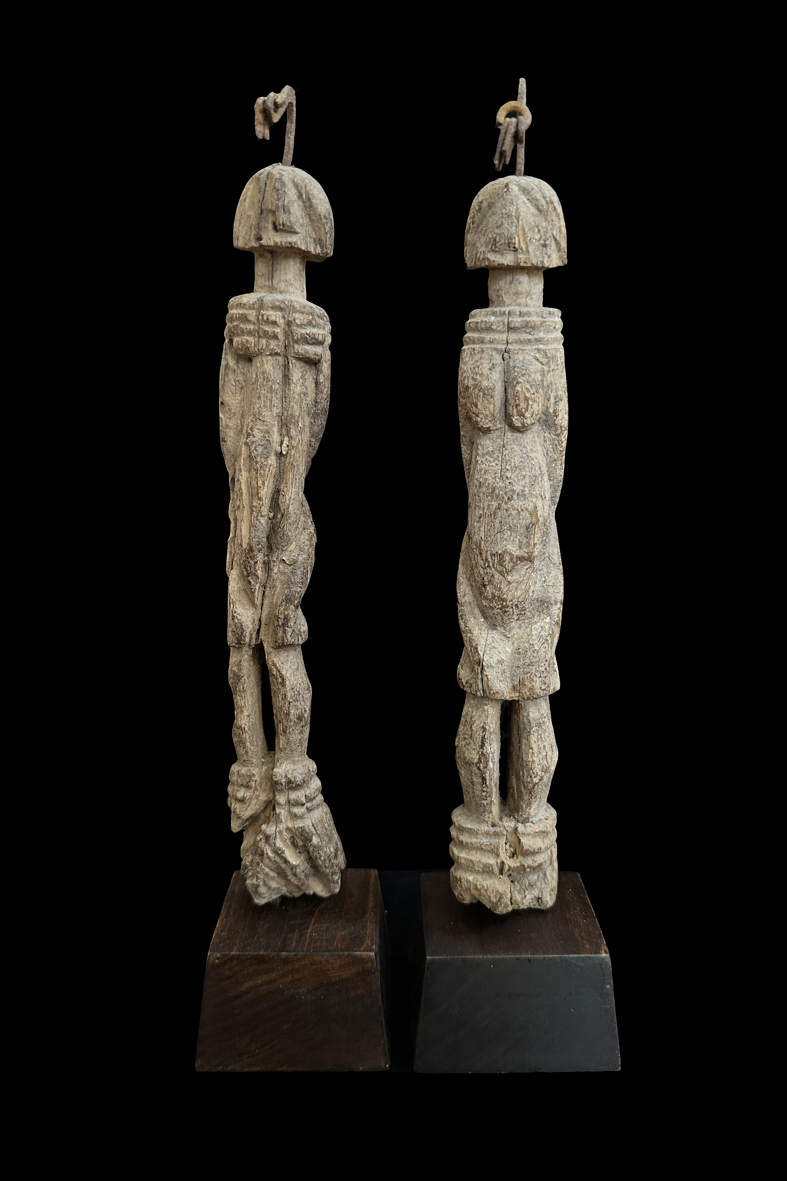 Couple with Metal Gaffes - Dogon People, Mali