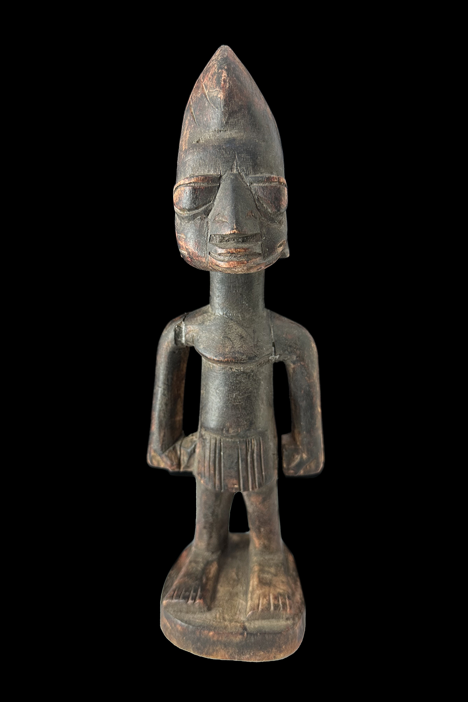 Single Male Ibeji Figure with 2 Repaired Arms - Yoruba People, Nigeria