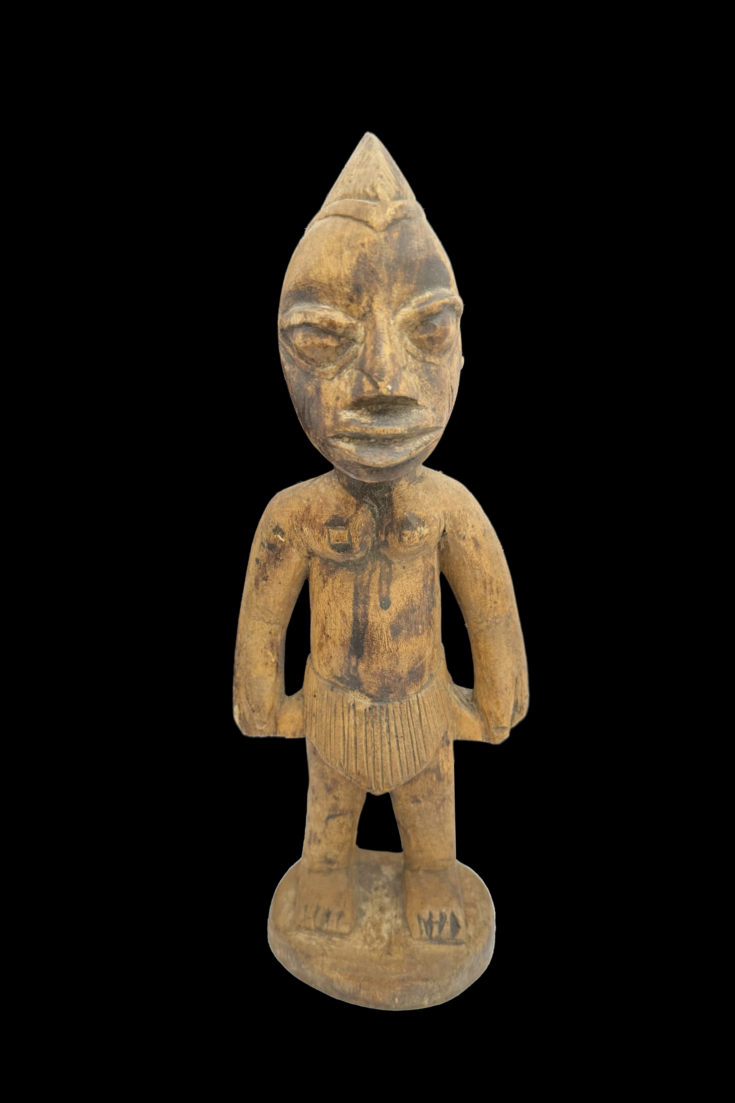 Single Ibeji with short skirt - Yoruba People, Nigeria