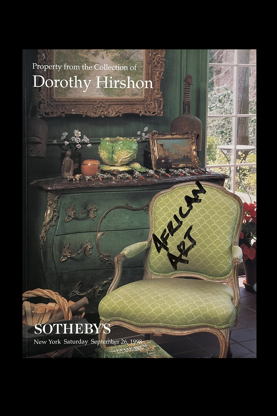 Sotheby's - Property from the Collection of Dorothy Hirshon - New York, May, 1997