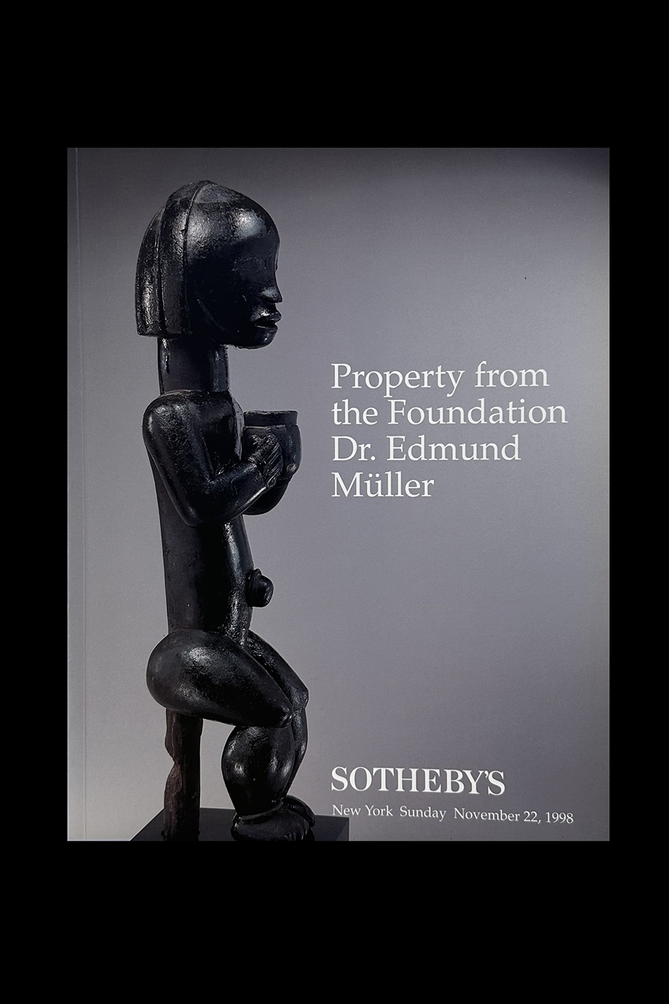  Sotheby's - Property from the Foundation Dr. Edmund Mller - New York, November, 1998