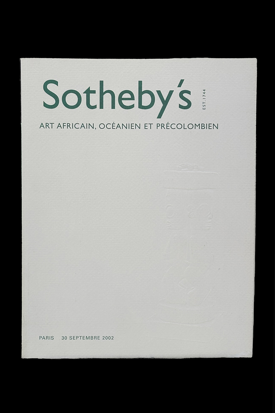 Sotheby's - Art Africain, Ocanien et Prcolombien - Paris, September, 2002