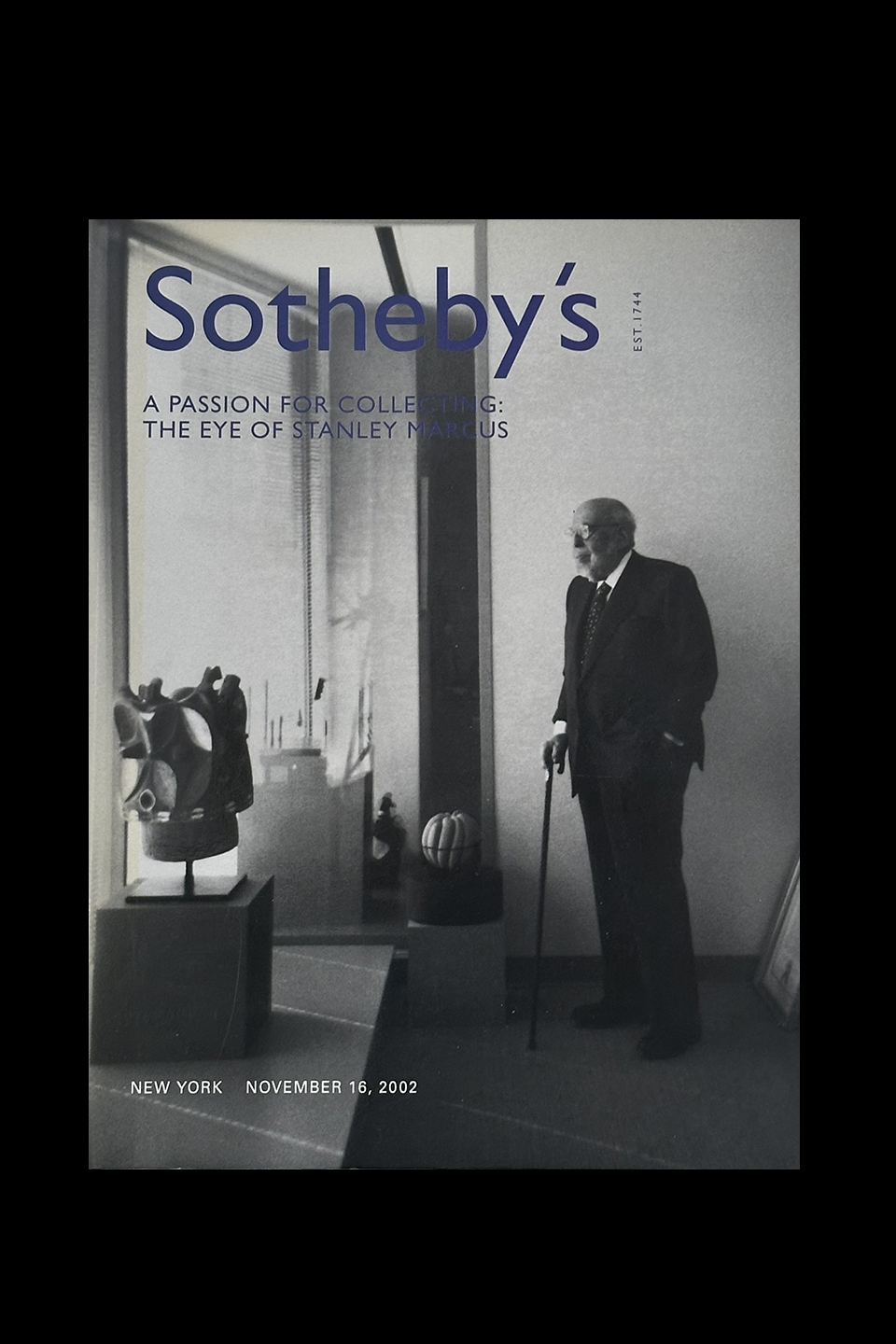Sotheby's -A Passion For Collecting: The Eye Of Stanley Marcus - New York, November, 2002