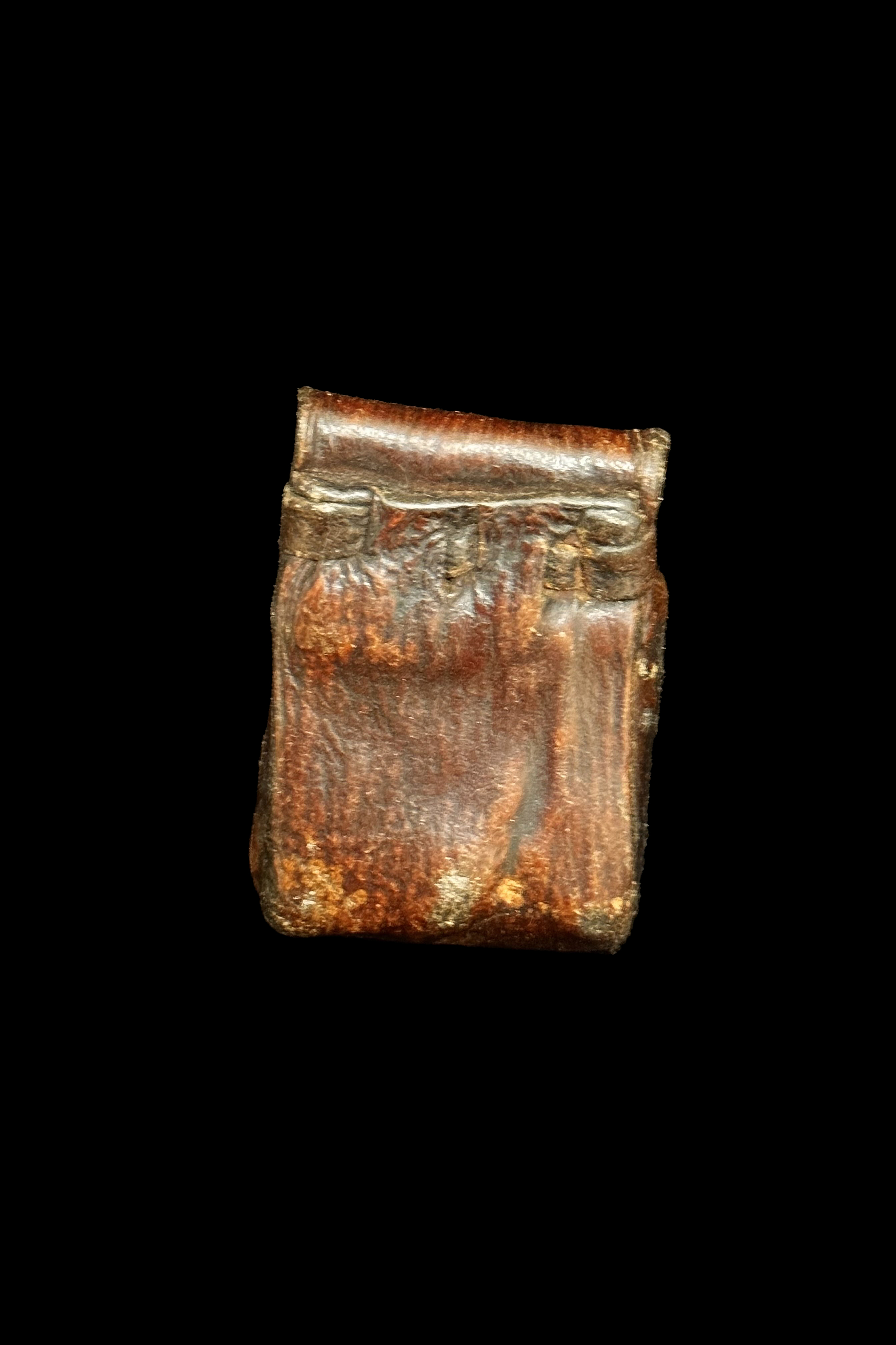 Old Ethiopian Healing Amulet Kitab「キタブ」? Old Ethiopian Leather Healing Scroll Protection Amulet Kitab(e)