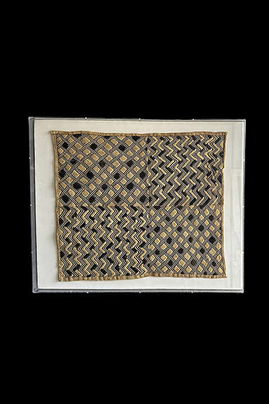 Framed Kuba Cloth - D.R. Congo #4