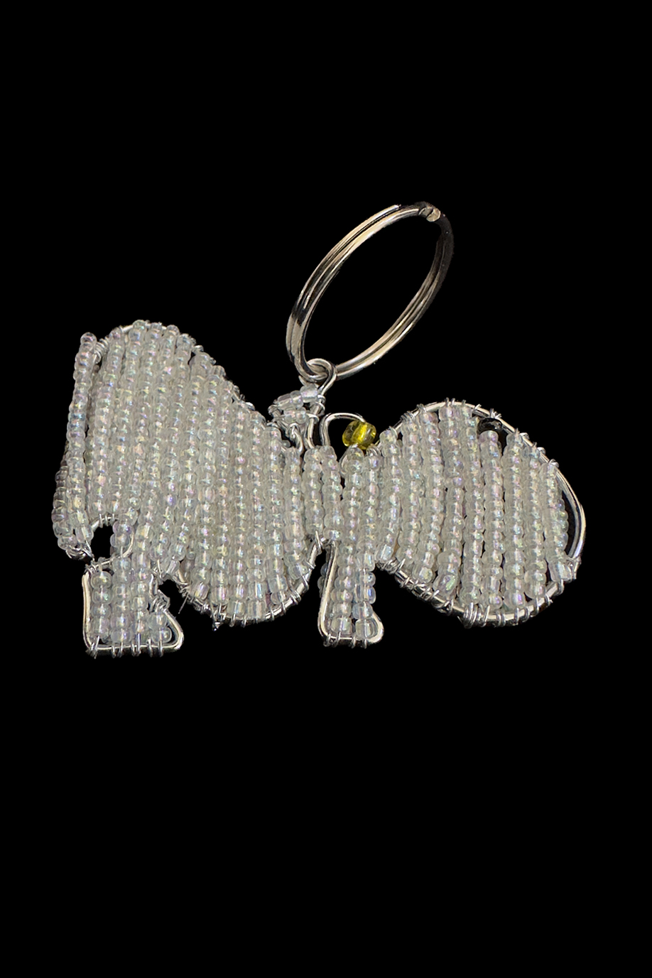 Bead and Wire Hippo Key Ring - South Africa (only 1 left!)