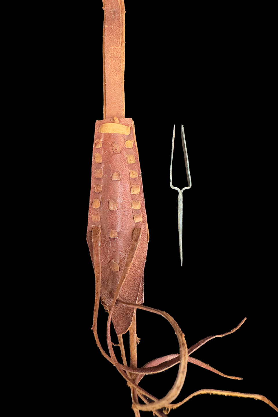 Leather Case with Tweezers - Beni-Amer People, (Beja sub group), Ethiopia/Sudan/Eritrea 