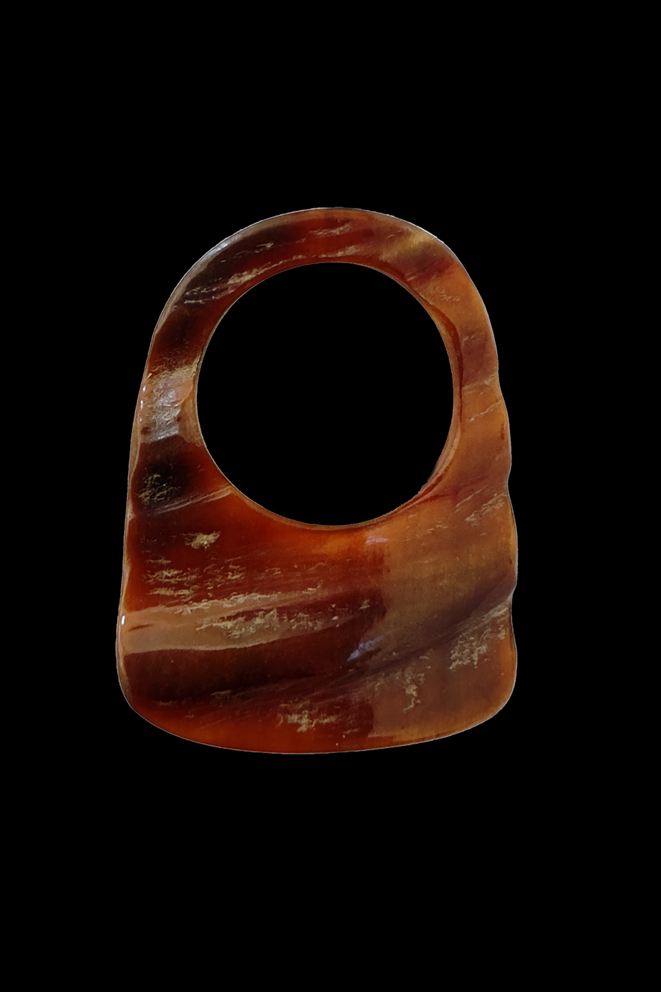 Textured Matte Horn Ring (#23)