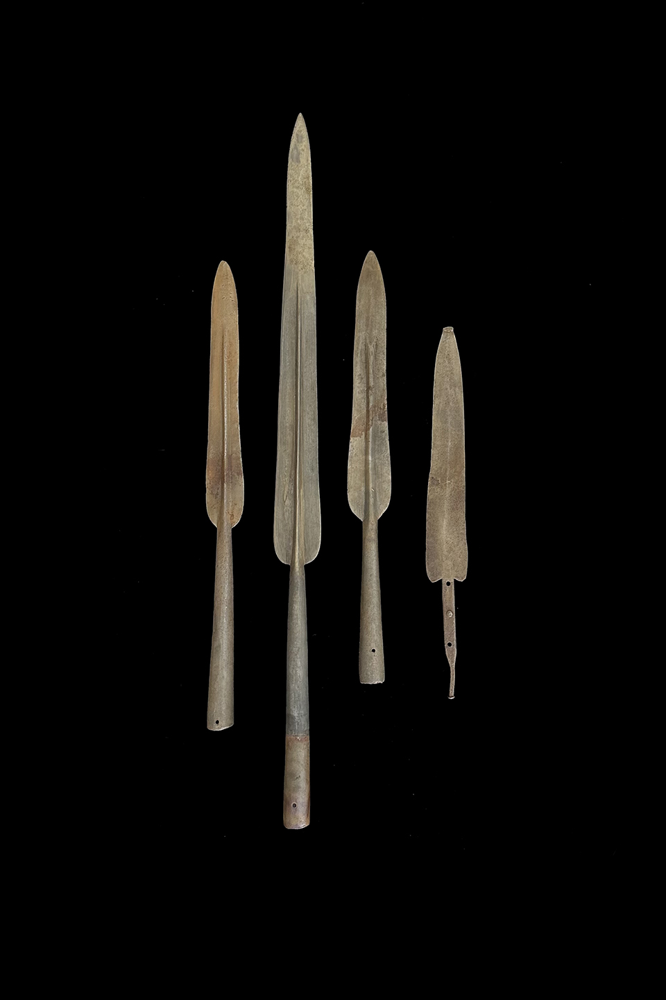 Set of 4 Spear Tips - east Africa