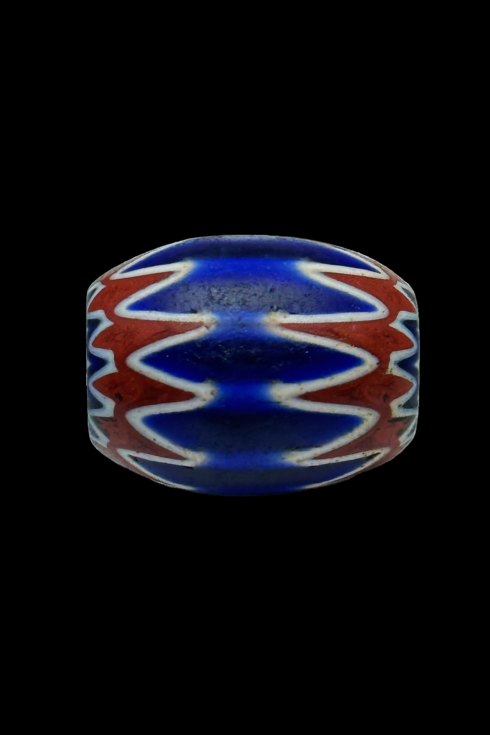 Chevron 6 Layer Glass Trade Bead - Originated in Venice, Italy 7