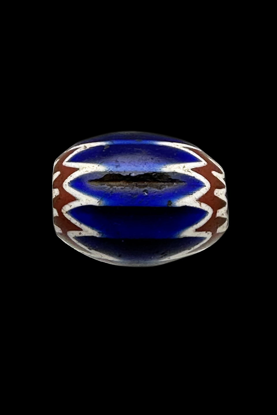 Chevron 6 Layer Glass Trade Bead - Originated in Venice, Italy 15