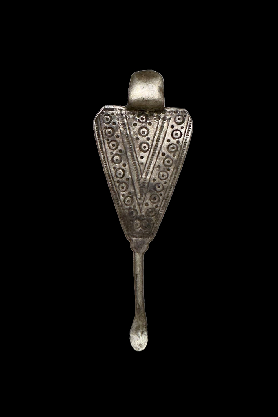 Tribal Silver Ear Pick - Ethiopia (1)