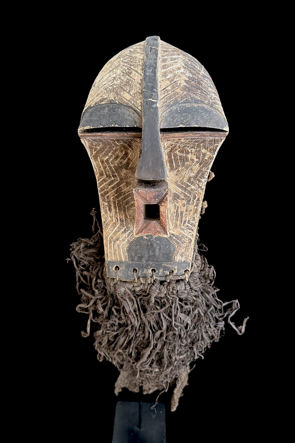 'Kifwebe' Female Mask -  Songye People, D.R. Congo 