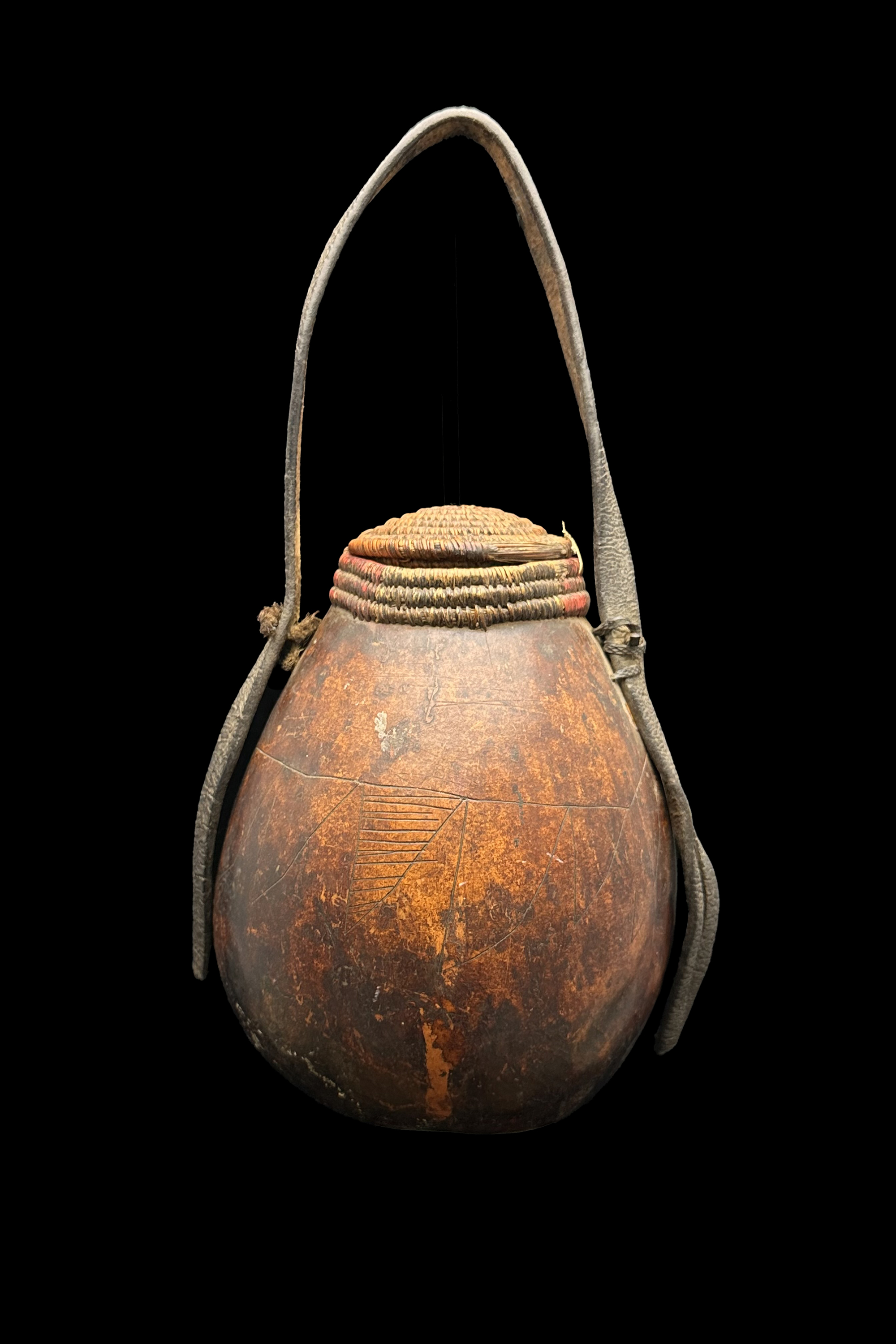Lidded Gourd - Ethiopia