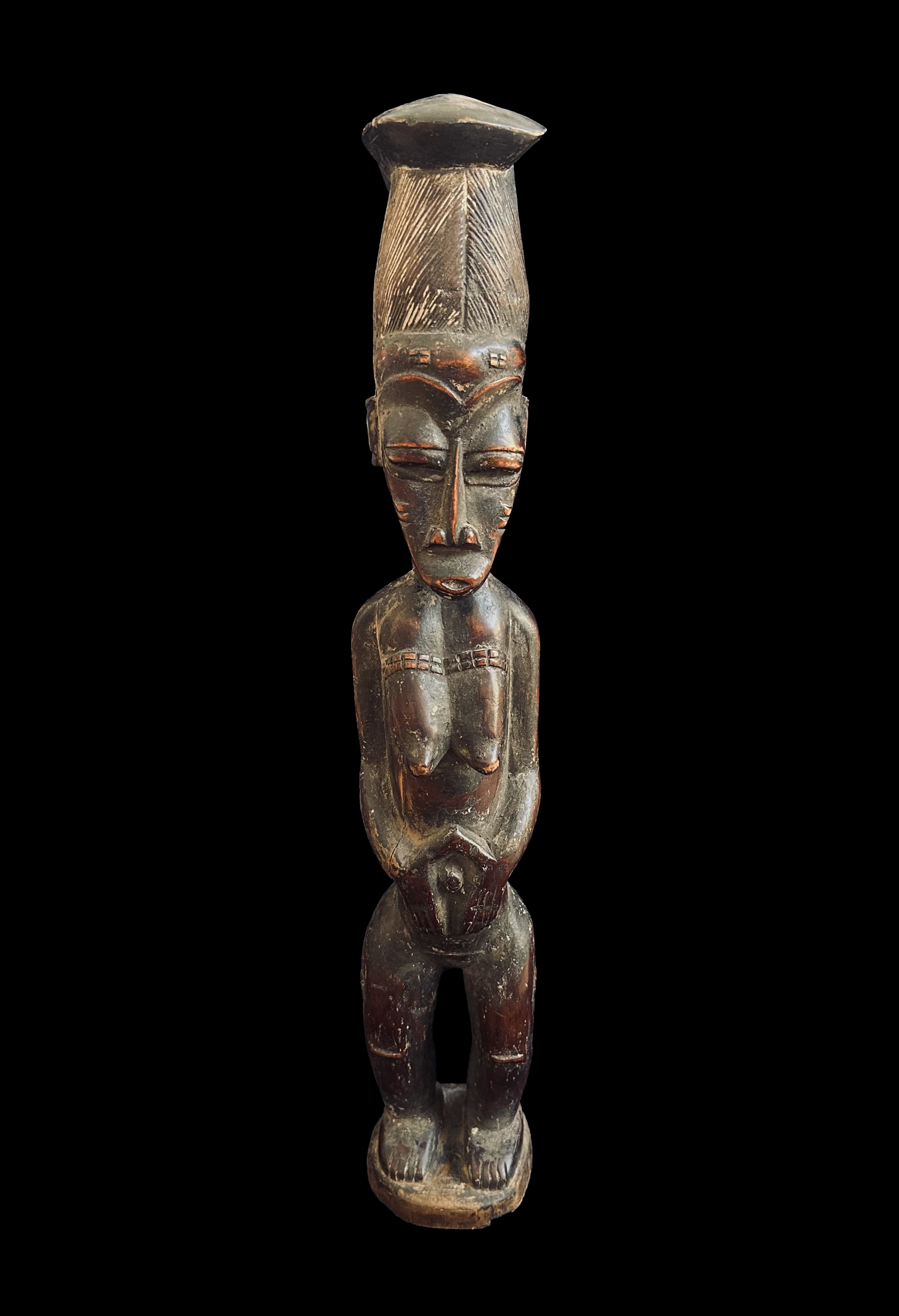 Spirit Spouse Female Figure - Baule People, Ivory Coast
