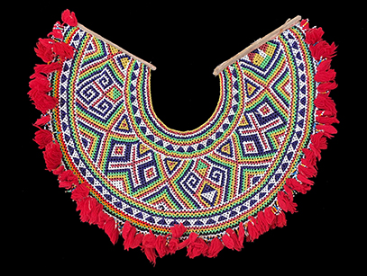 'Marek Empang' Beaded Collar - Iban People, Sarawak, Borneo