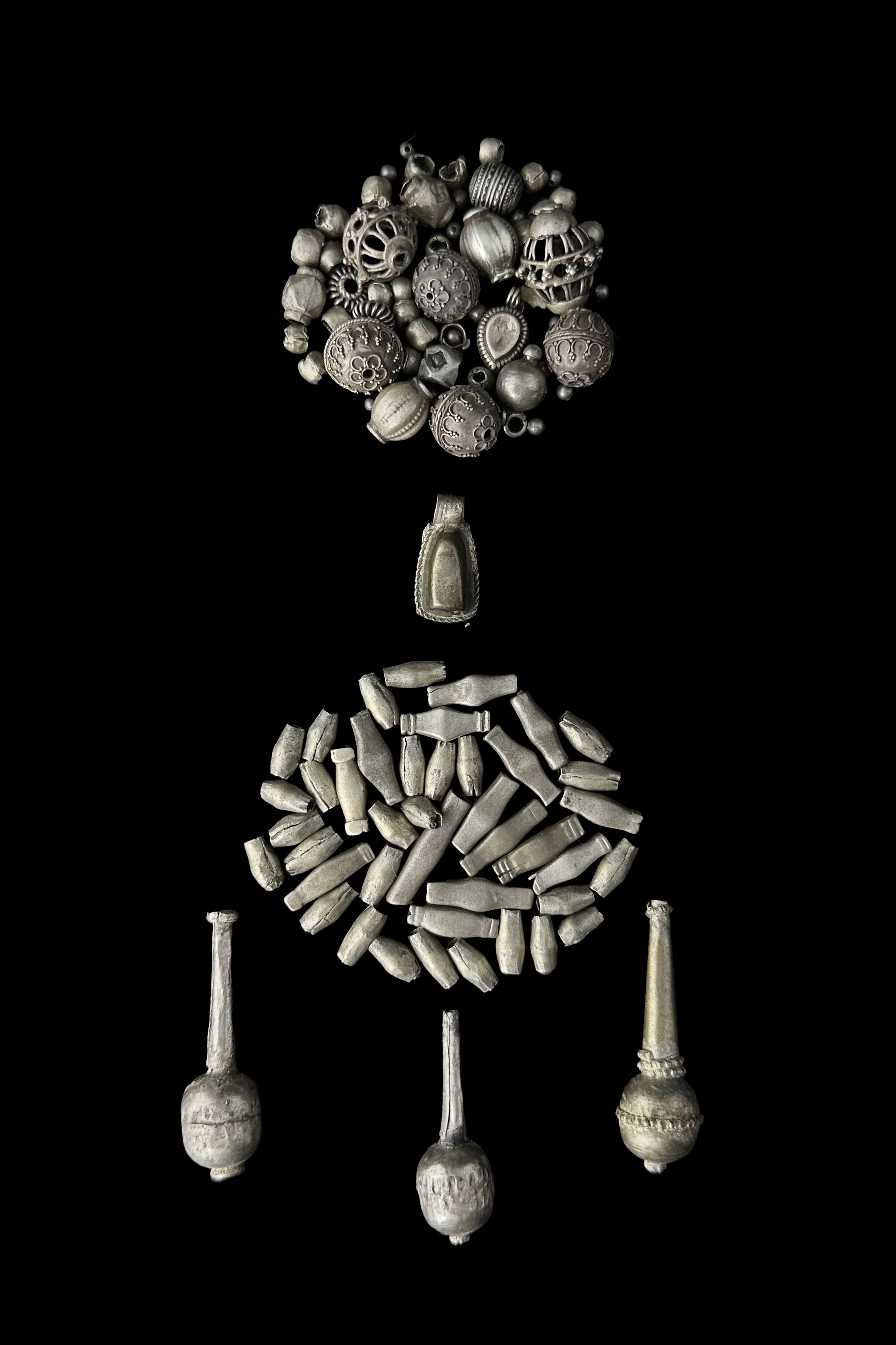 Miscellaneous Silver Beads